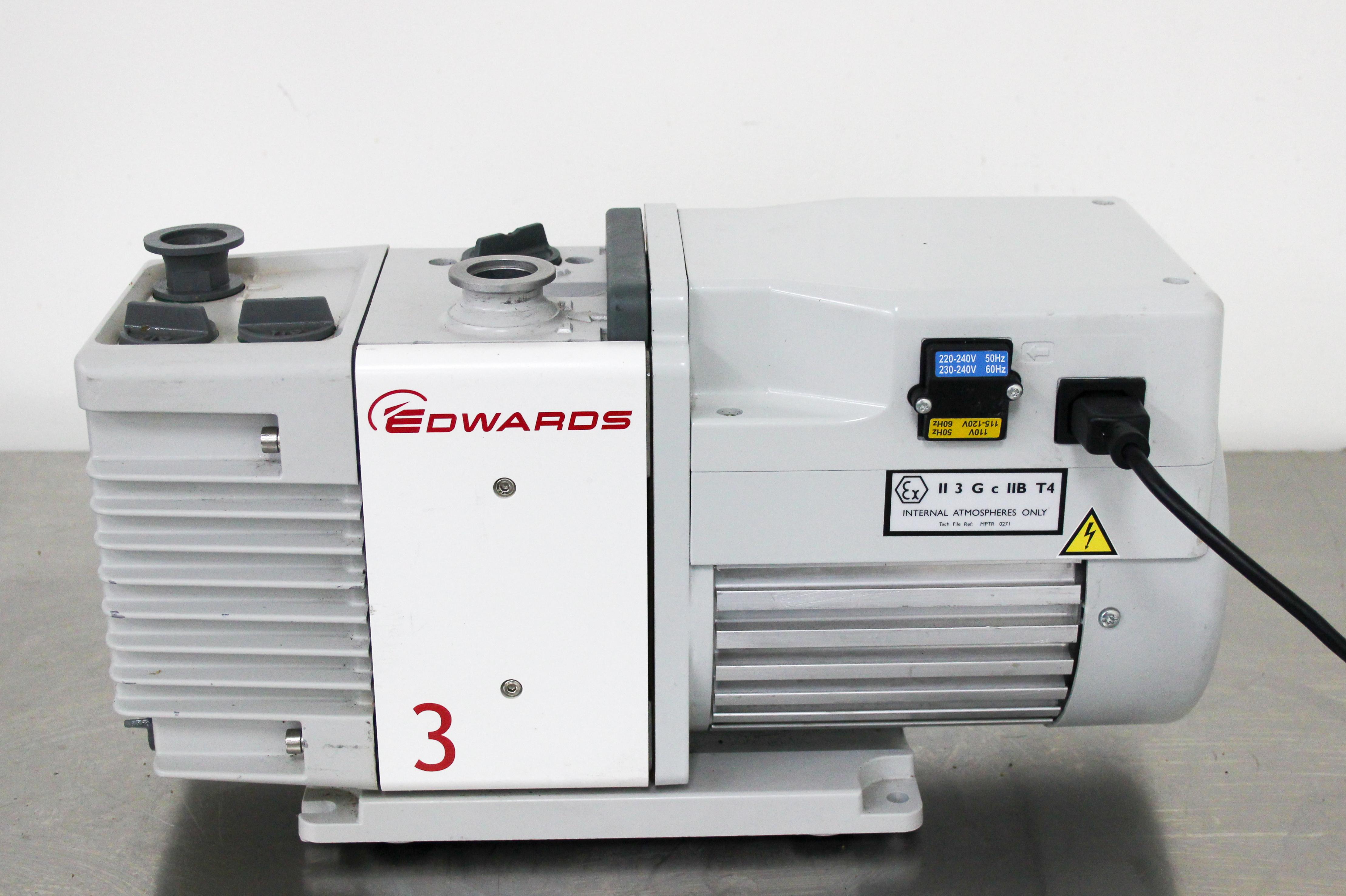 Edwards RV3 A65201903 Vacuum Pump 3.3m3/hr 2.3cfm Chem Process Pumping