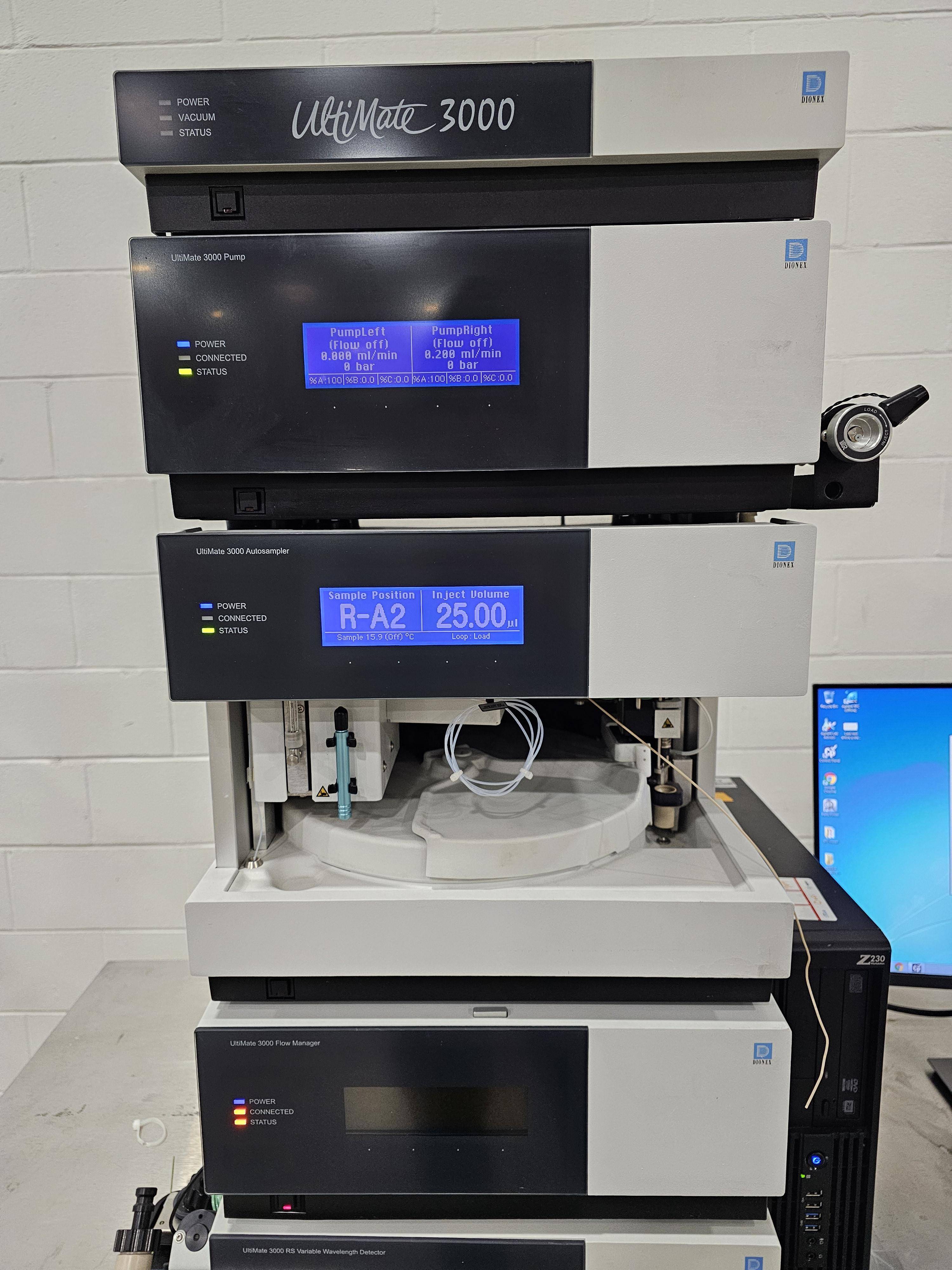 Thermo Dionex UltiMate 3000 HPLC System with Dual Low Pressure Pump and Software