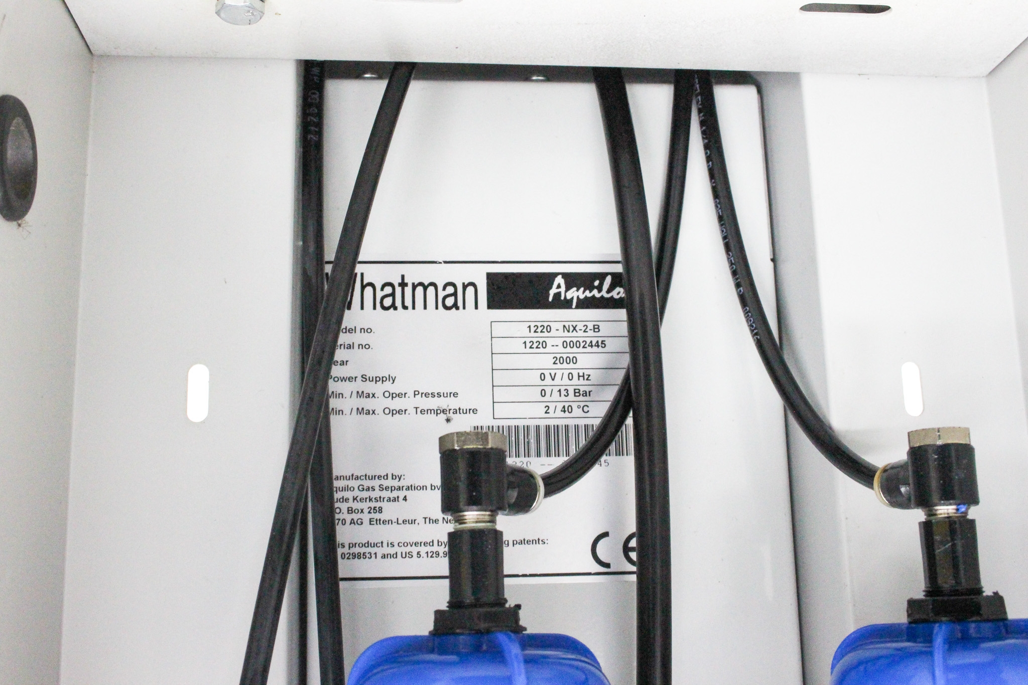 Whatman 75-72 Nitrogen Generation System for 95% to 99.5% Pure Nitrogen
