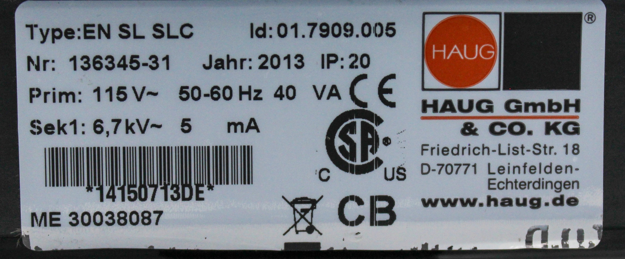 Mettler Toledo EN SL SLC Power Supply Antistatic Kit for Laboratories