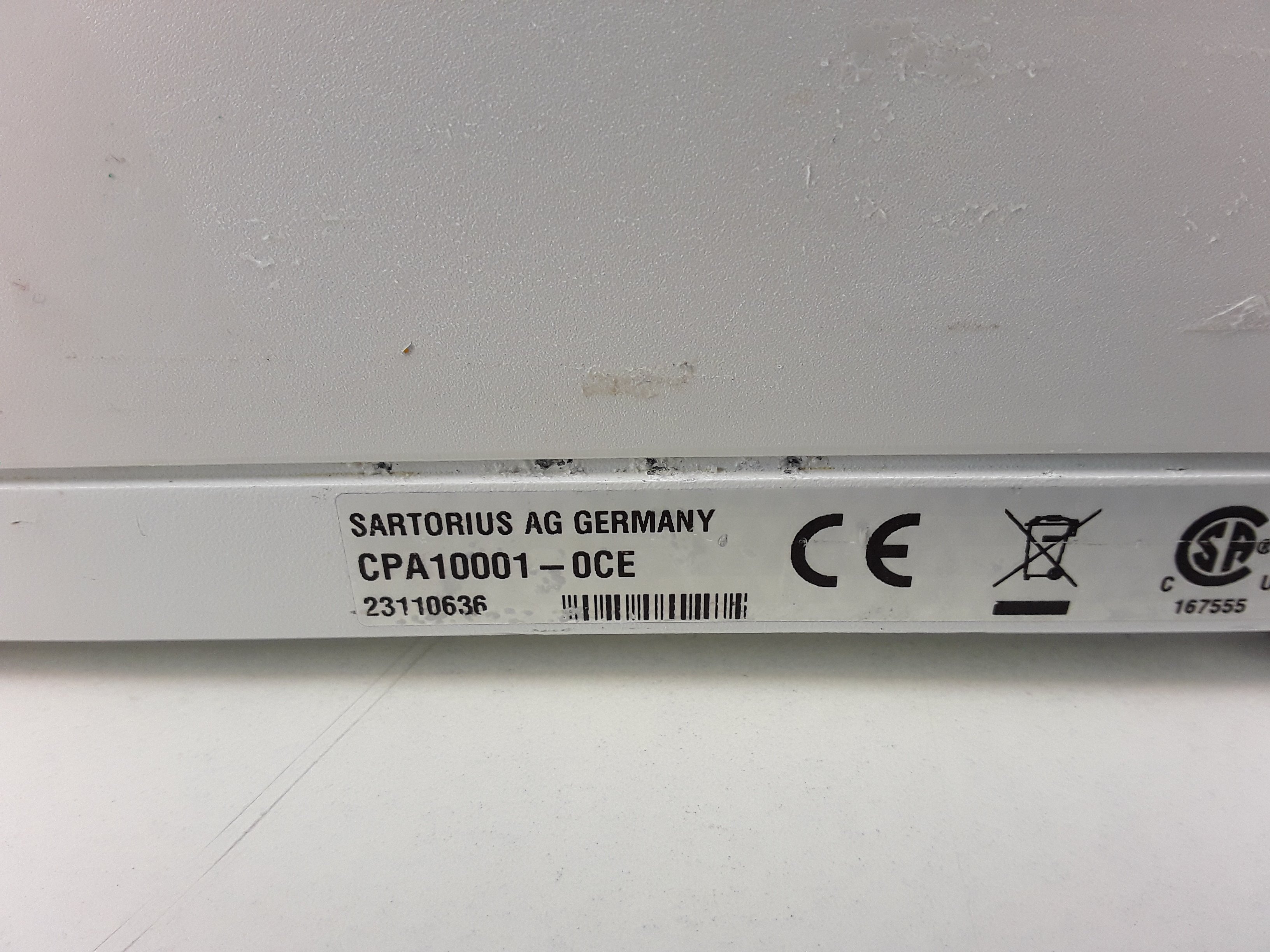 Sartorius CPA10001 Balance Precision 10000g RS232 Data Turn-Key Function