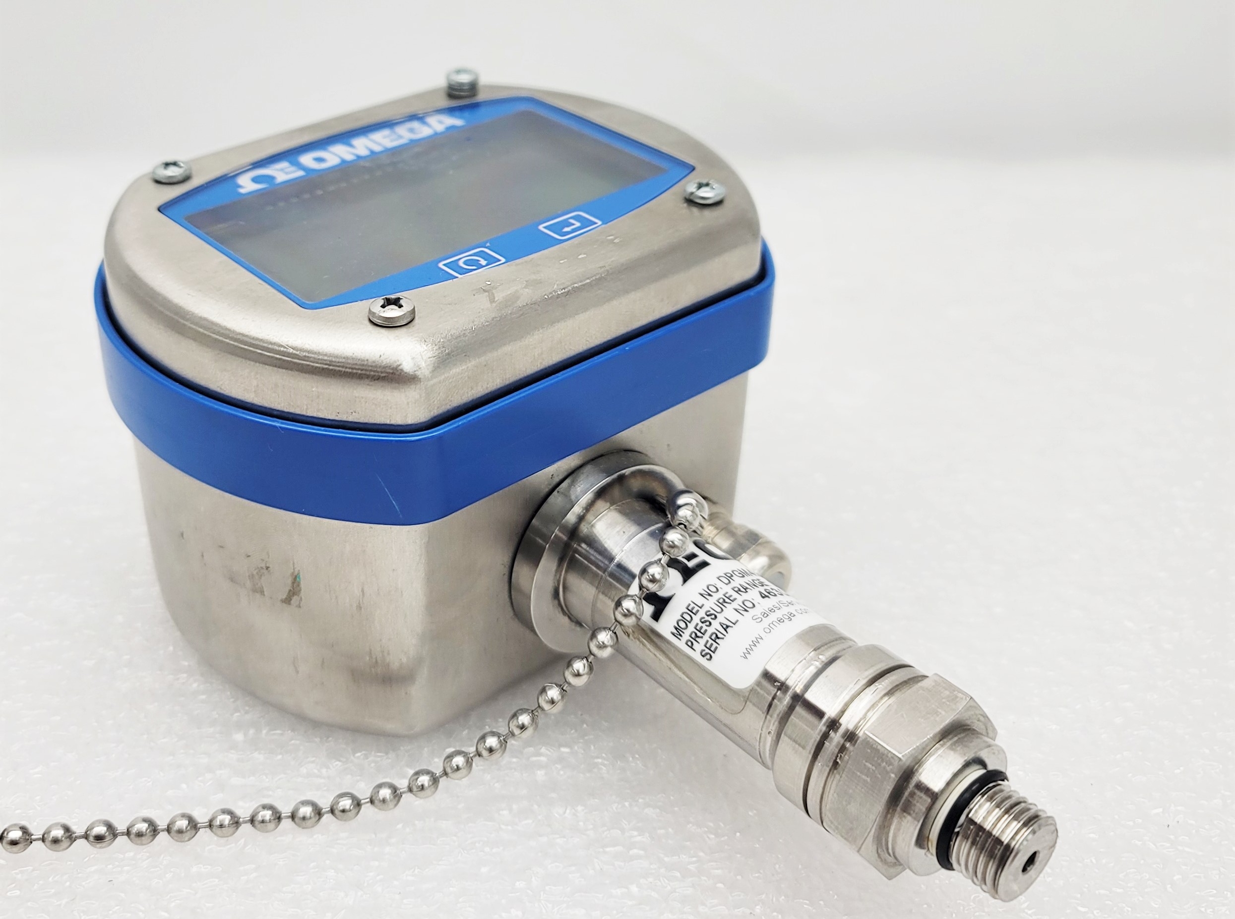 Omega DPGM409-350HG Pressure Gauge 316 SS Enclosure Digital 0.08% Accuracy