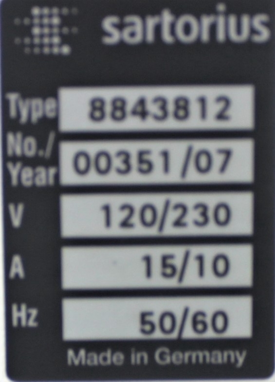 Sartorius Biostat A plus Bioreactor 2007 R&D Microbial Culture Cell System