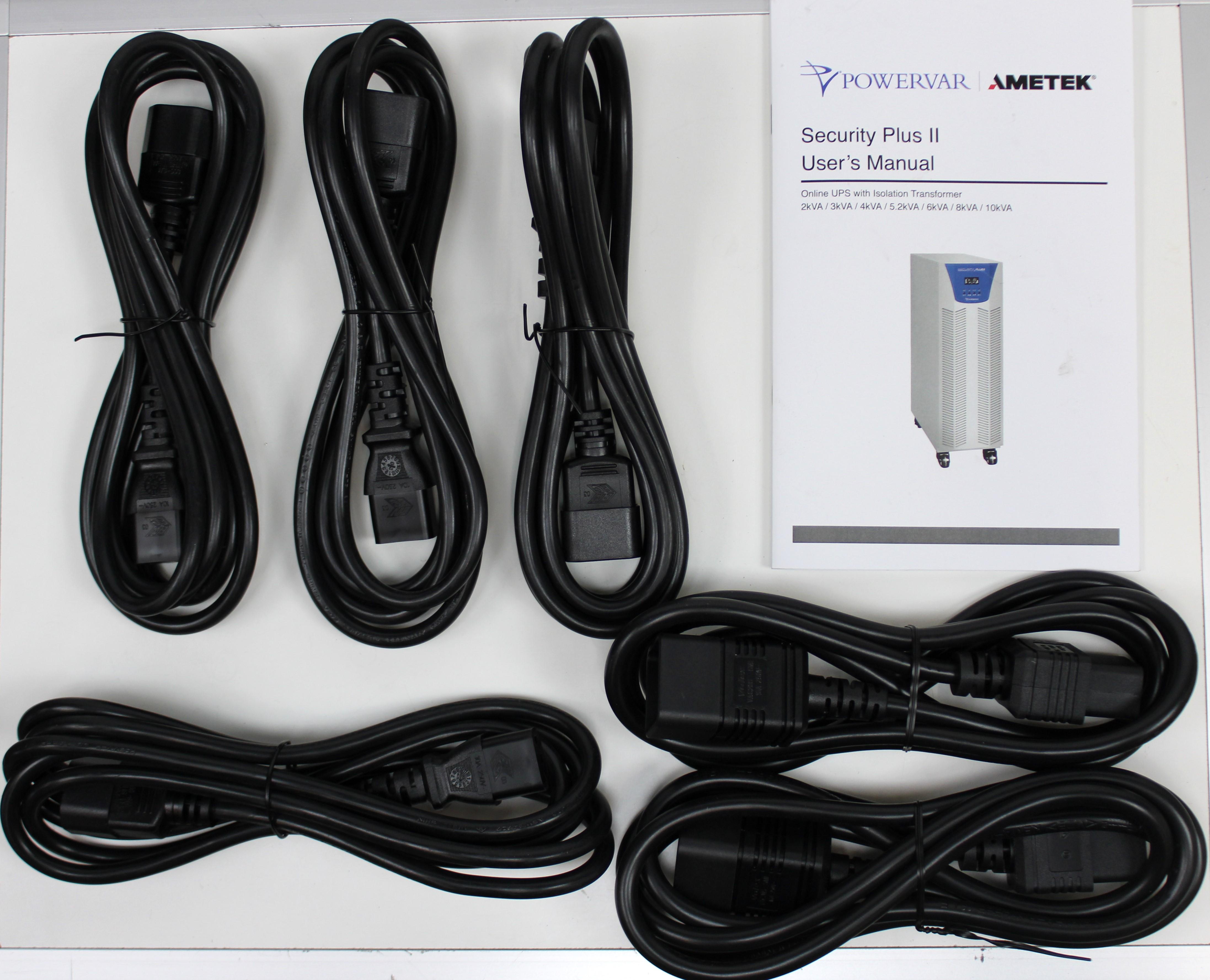 Powervar Security Plus II UPS 6kVA 240V Online Double Conversion 50/60Hz