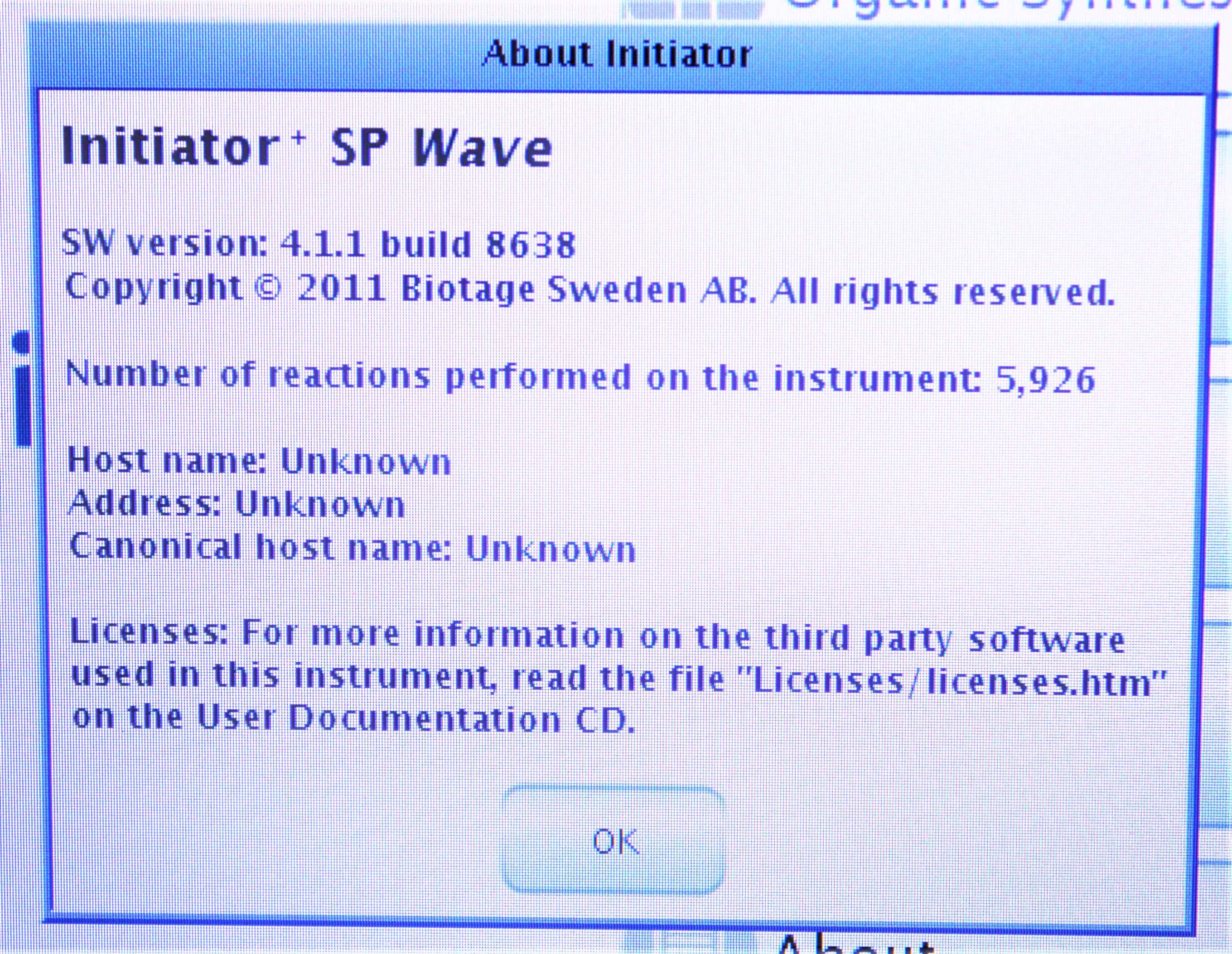 BIOTAGE Initiator Robot Eight Automated Microwave Synthesizer 8-Position