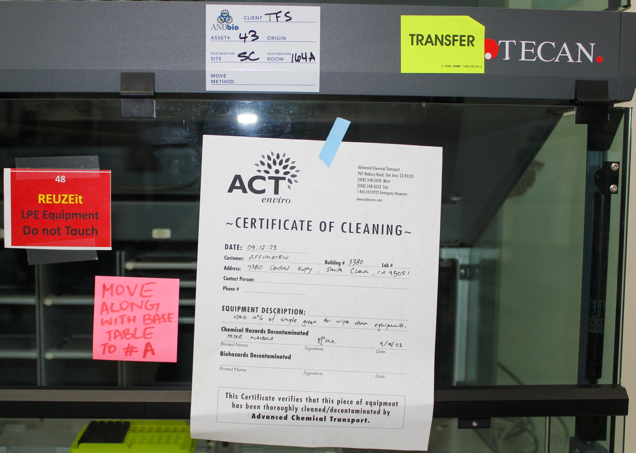 TECAN Freedom EVO-2 150 Base Liquid Handler System with Computer