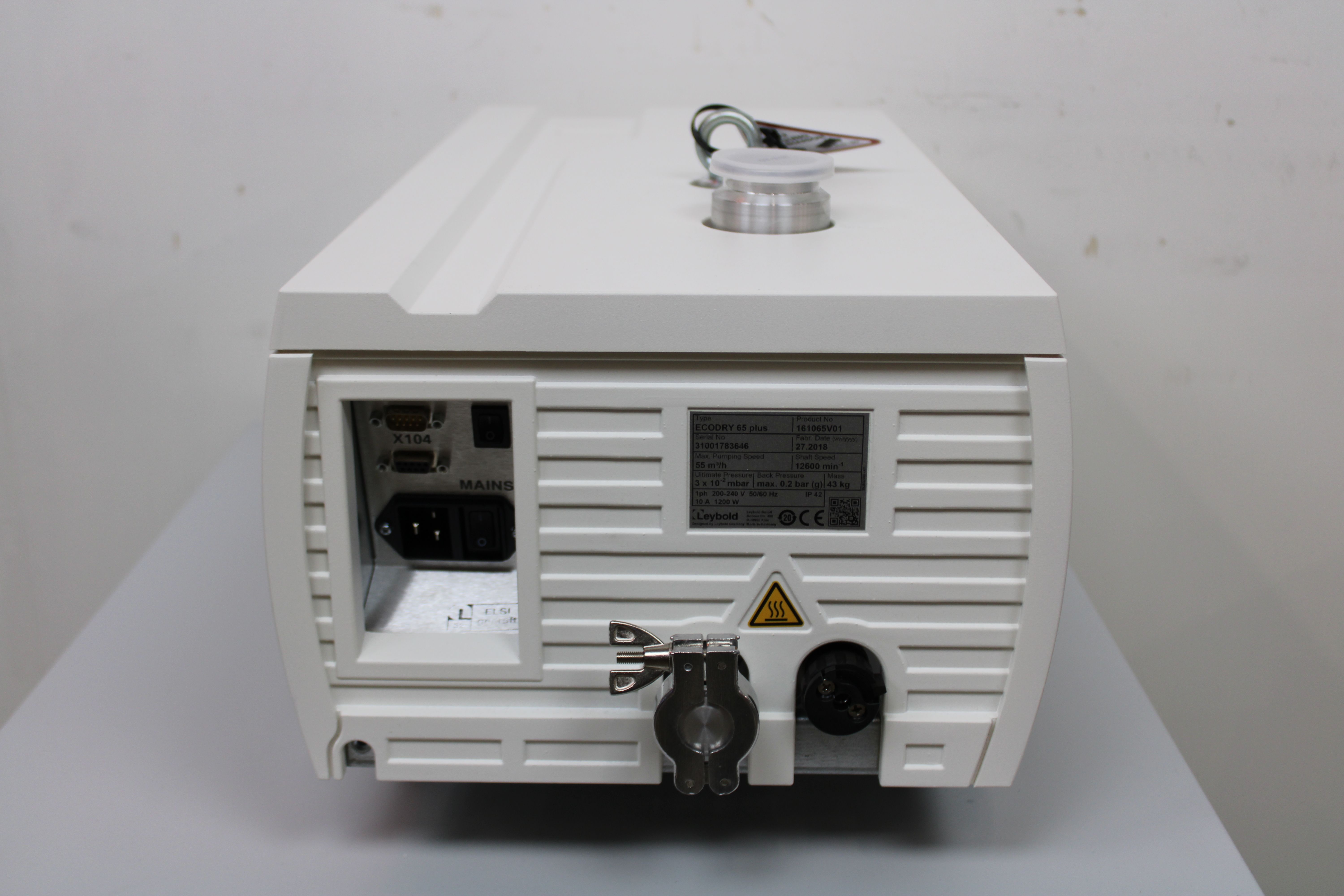 Leybold Ecodry 65 Plus Analytical Vacuum Pump Quiet 40-55m/h Used