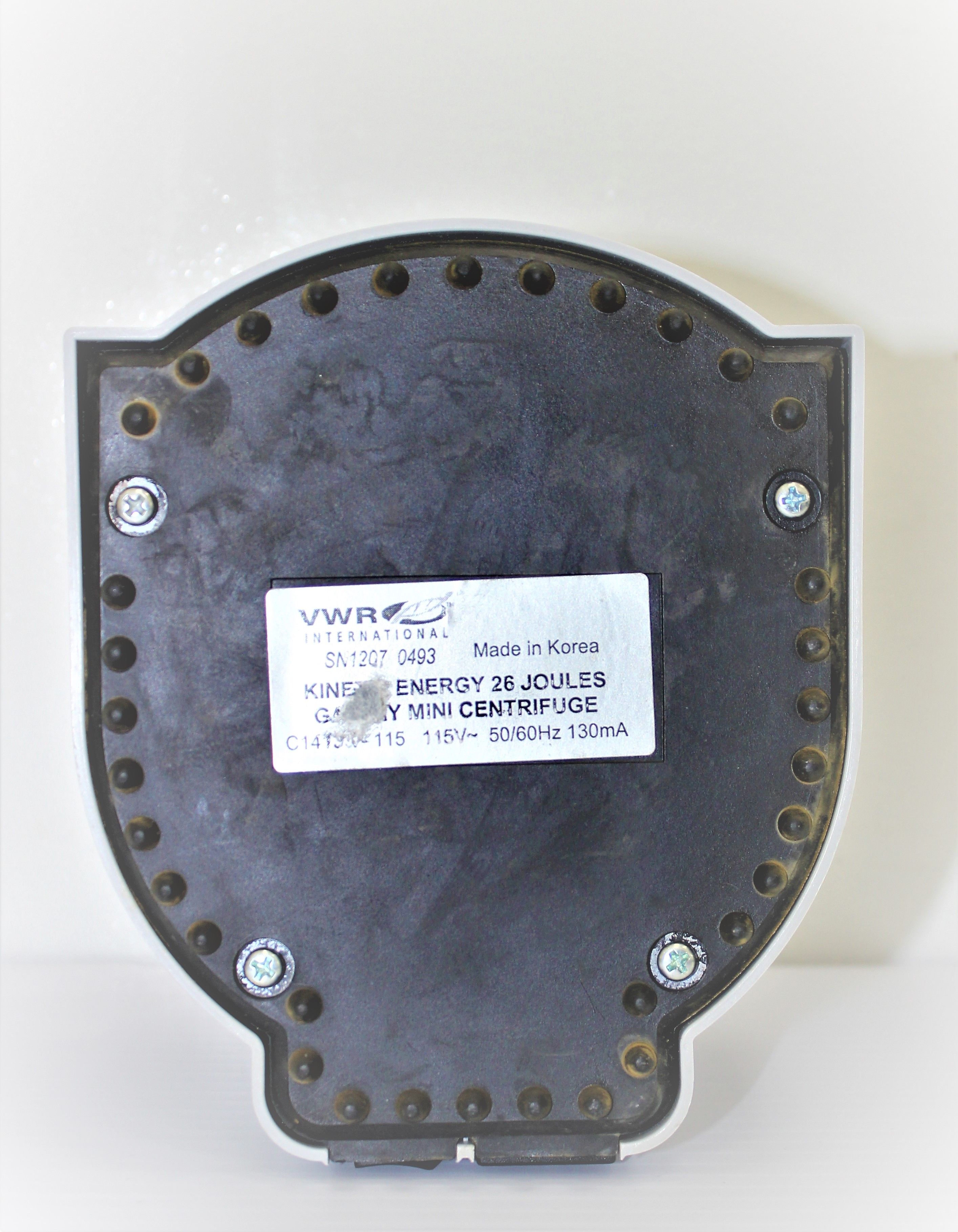 VWR Galaxy Mini Centrifuge KINETIC Energy 26 Joules C1413 - 6000 RPM, 120V