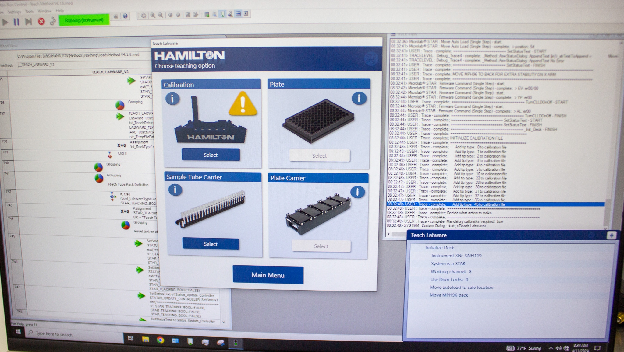 Hamilton Microlab Star Automated Liquid Handler Includes Software Use