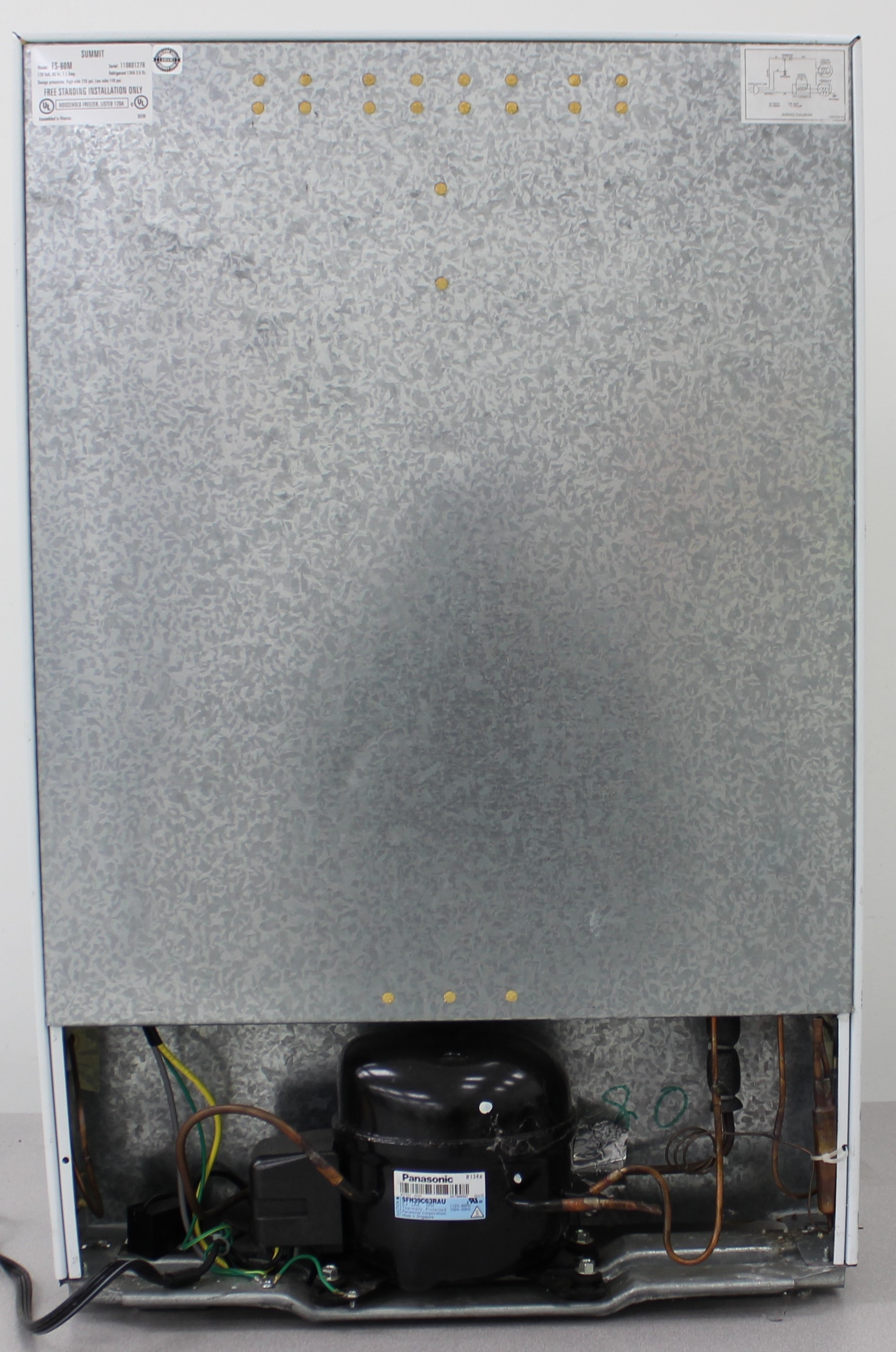 Summit FS-60M Freezer 5.0 cu.ft. Energy Efficient Compact Used VG Cond.