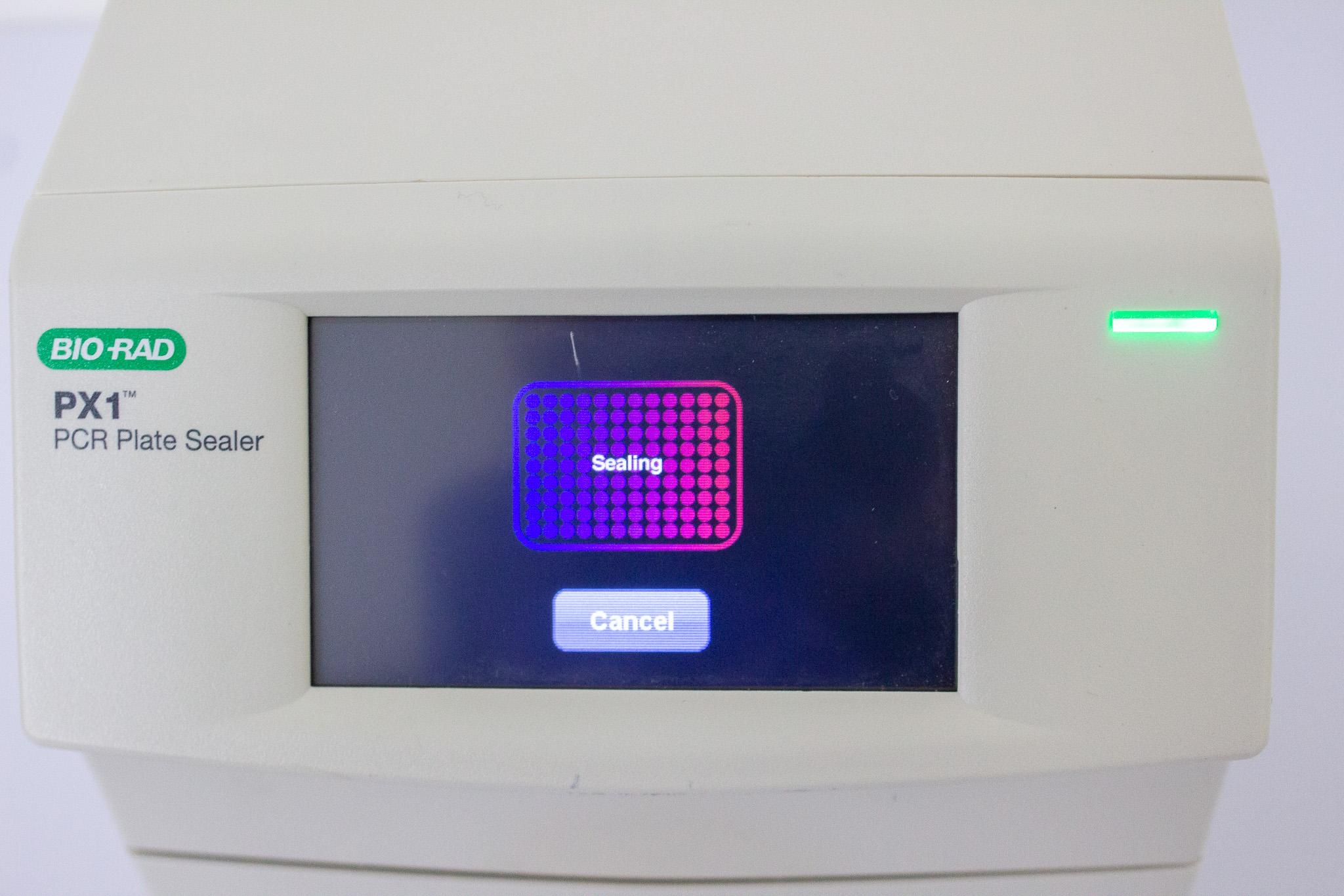 Bio-Rad PX1 PCR Plate Sealer Liquid Handling Used w/ 100190C Touchscreen