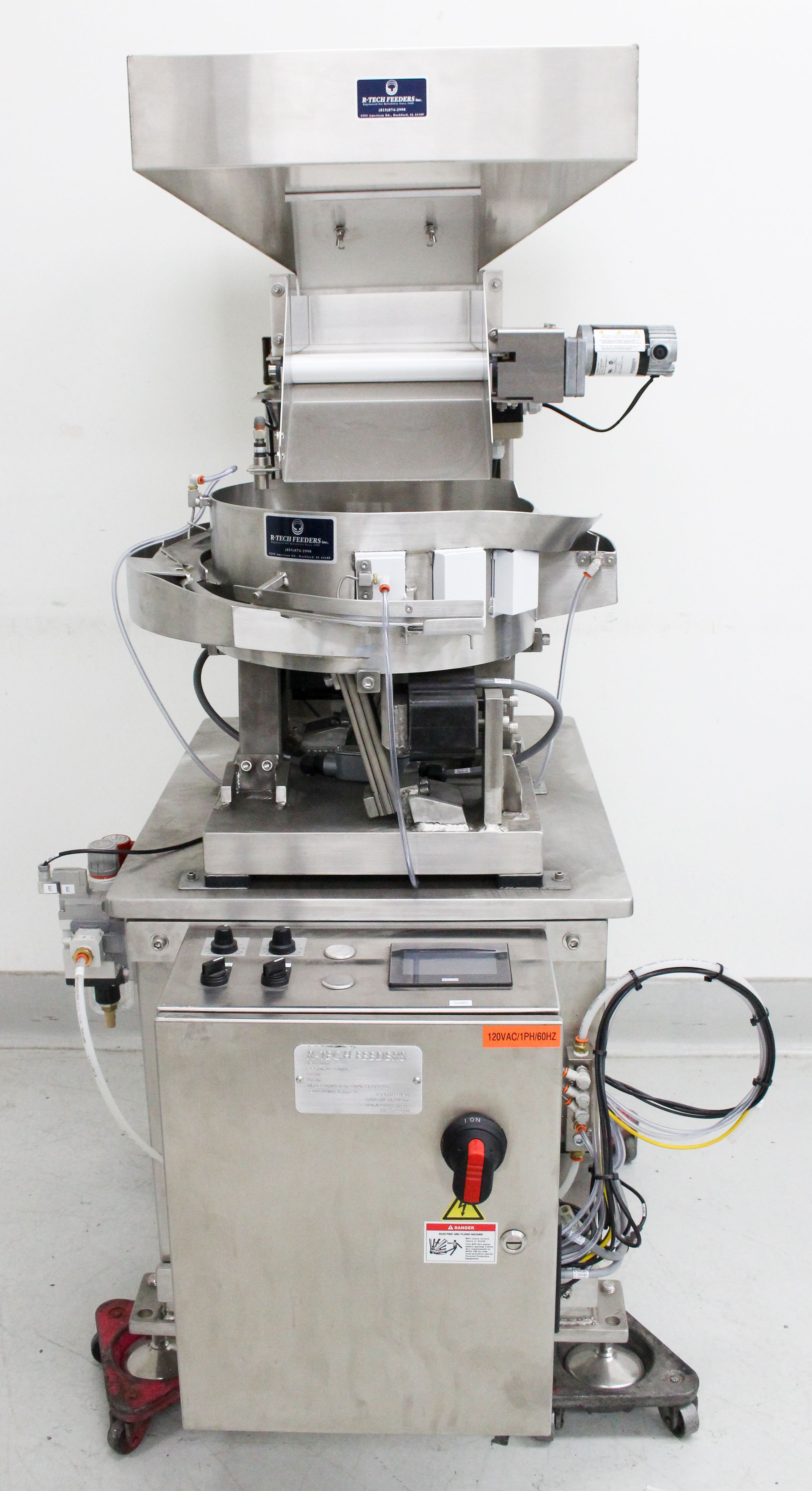 R-Tech 15-110AC-FC-B-H-CS Vibratory Bowl Feeder Automation Precision