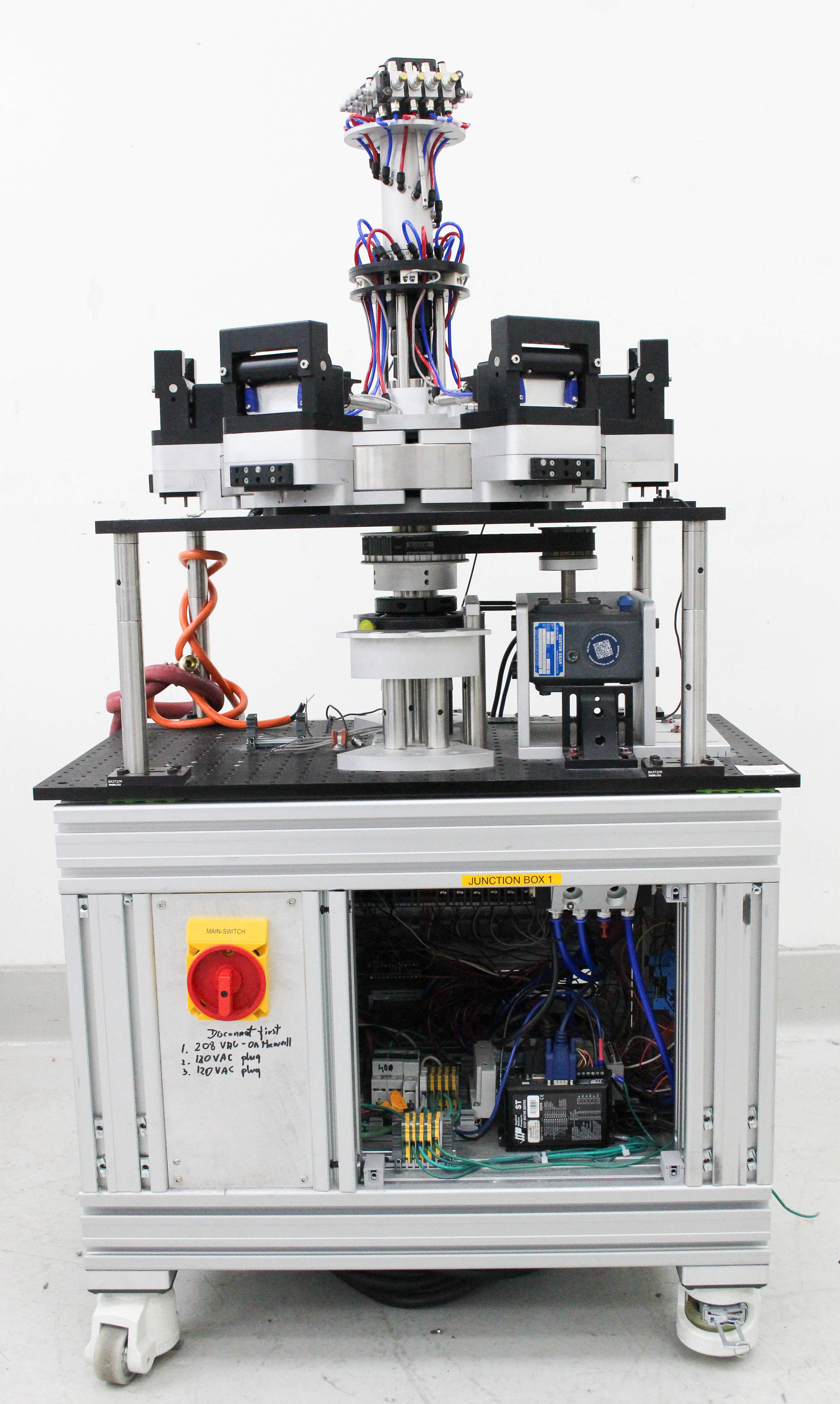 MesaBioTech Custom Junction Box Motorized Turntable Industrial Use Fair