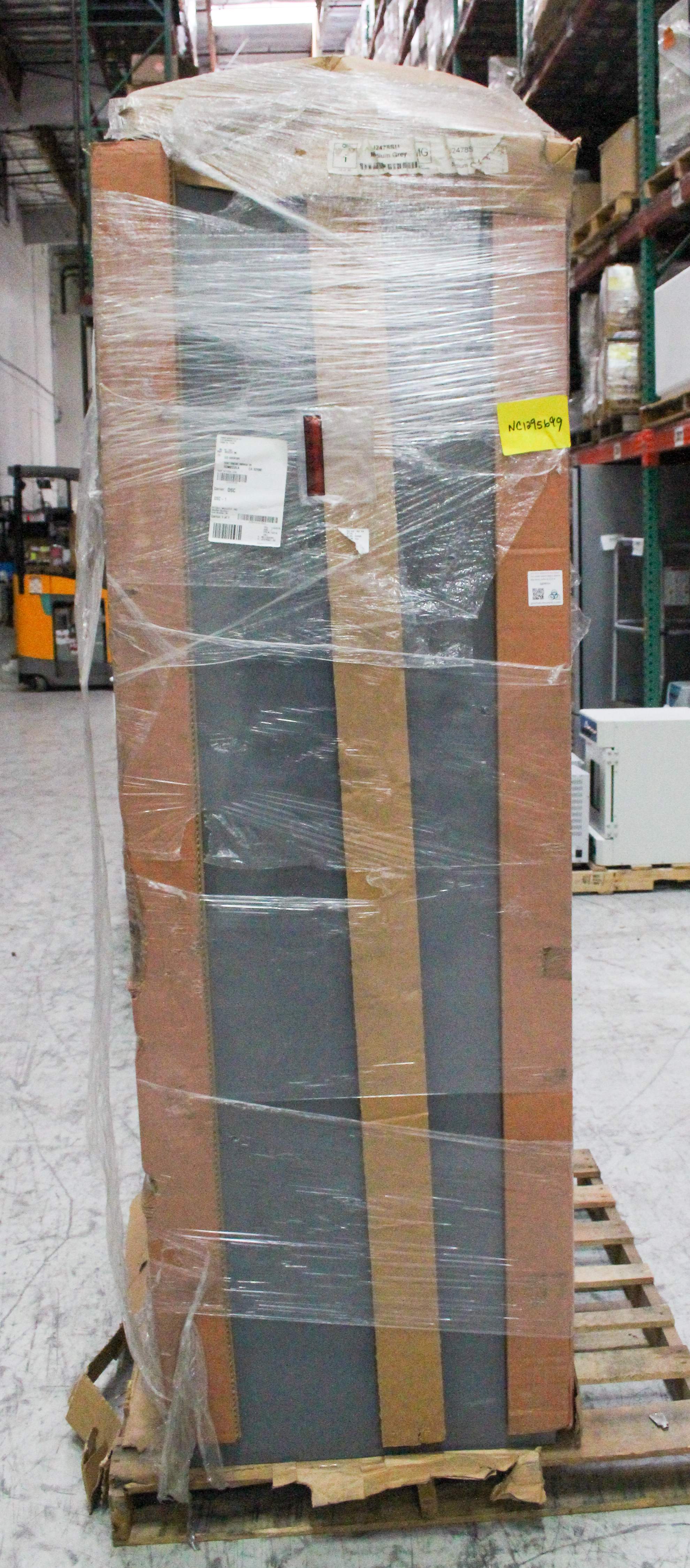 Tennsco J2478SU Cabinet Storage Heavy-Duty Gray 2-Door w/ Lock System