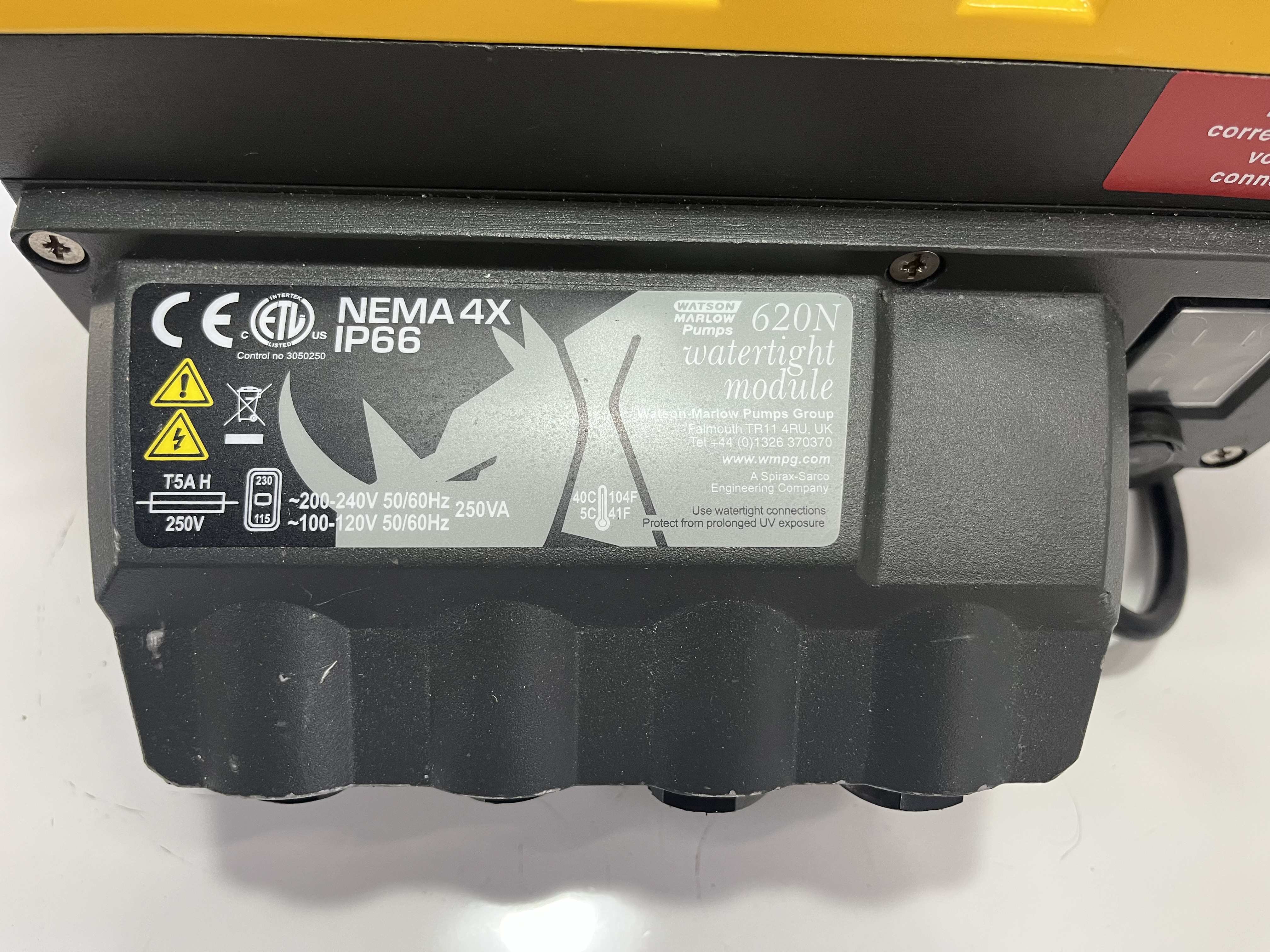 Watson Marlow 620Bp Peristaltic Pump with Twin Roller Pumphead 16 L/min