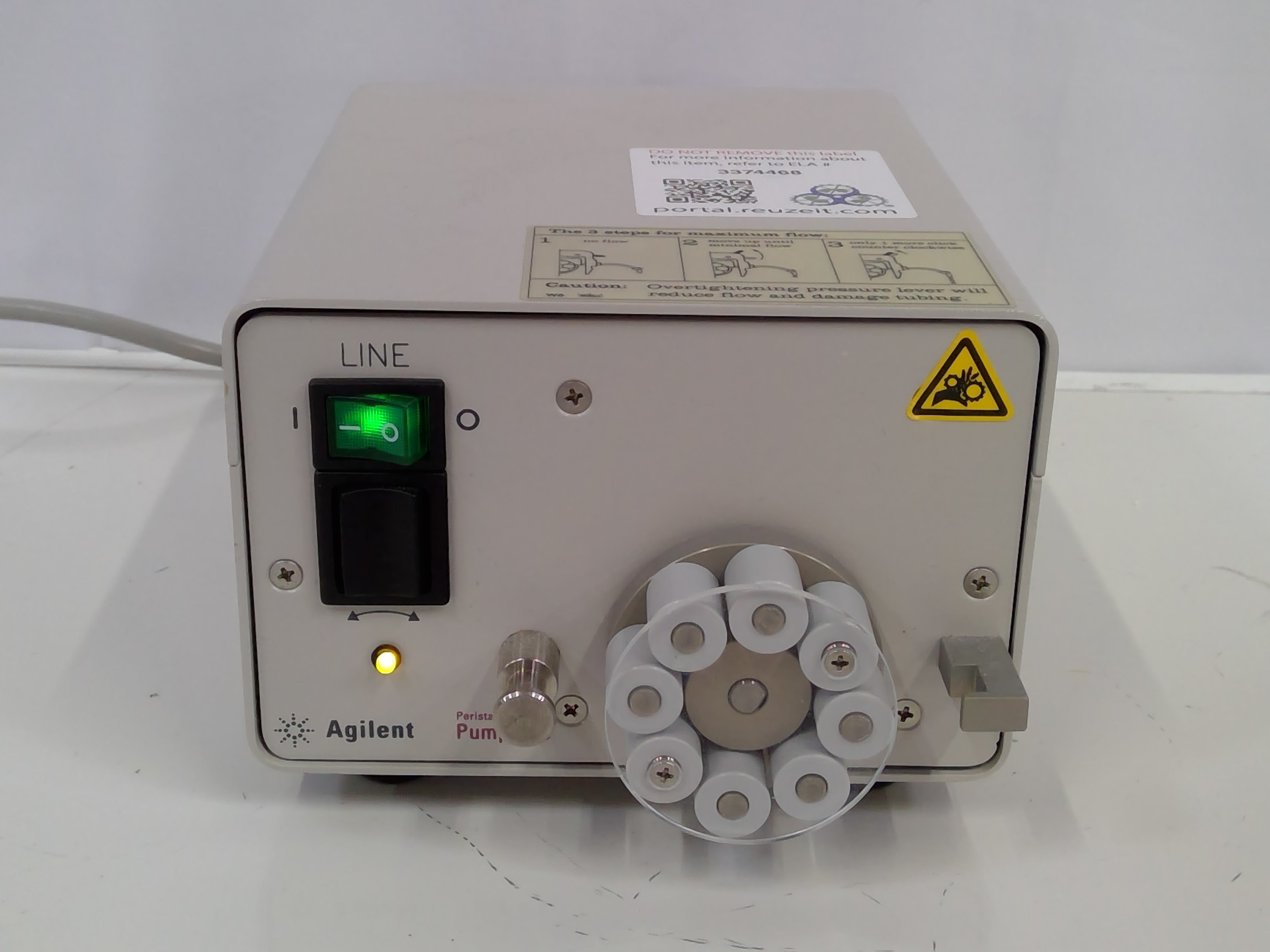 Agilent 1FS Peristaltic Pump VG Condition with Power Cord Functional