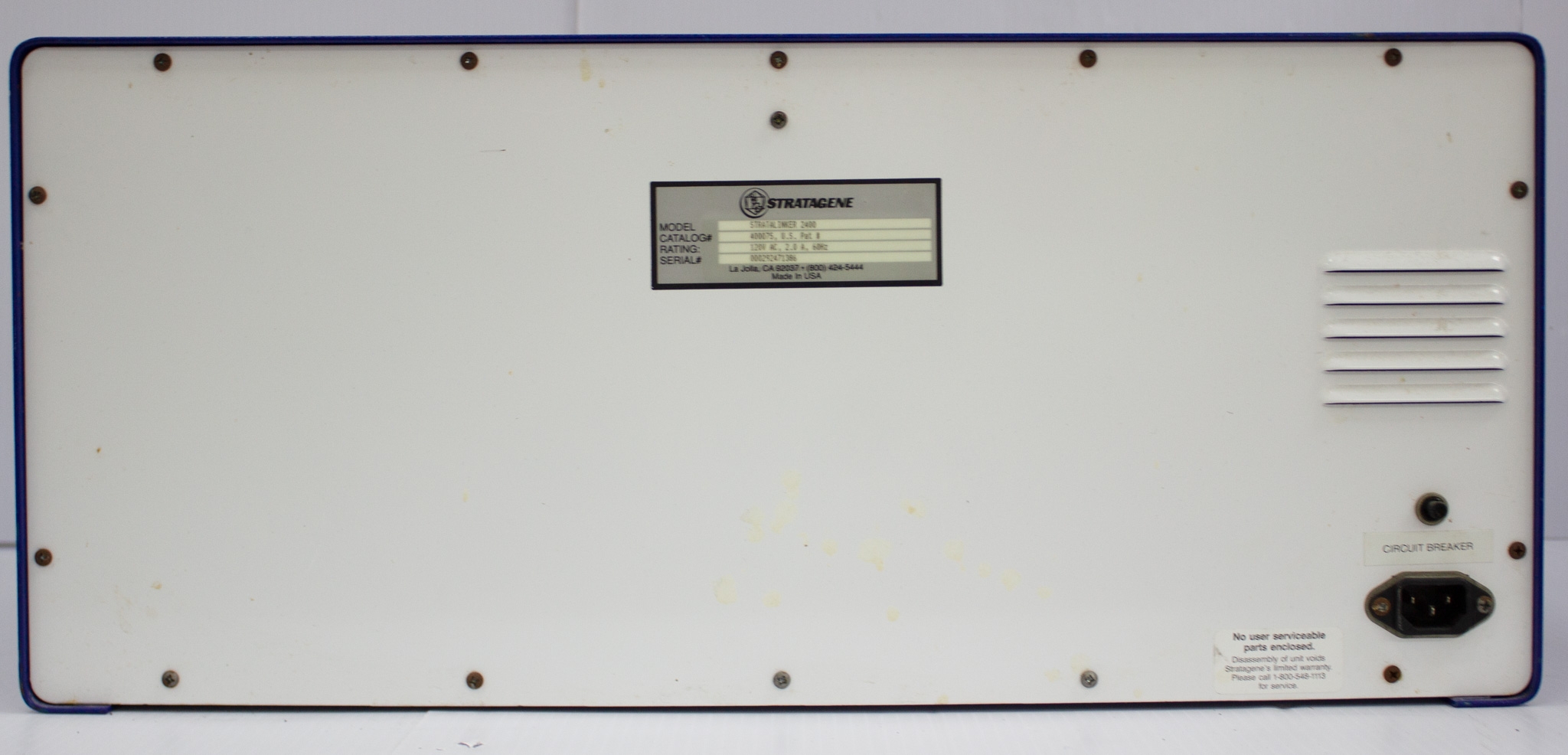 Stratagene Stratalinker 2400 UV Crosslinker Molecular Biology Salvage