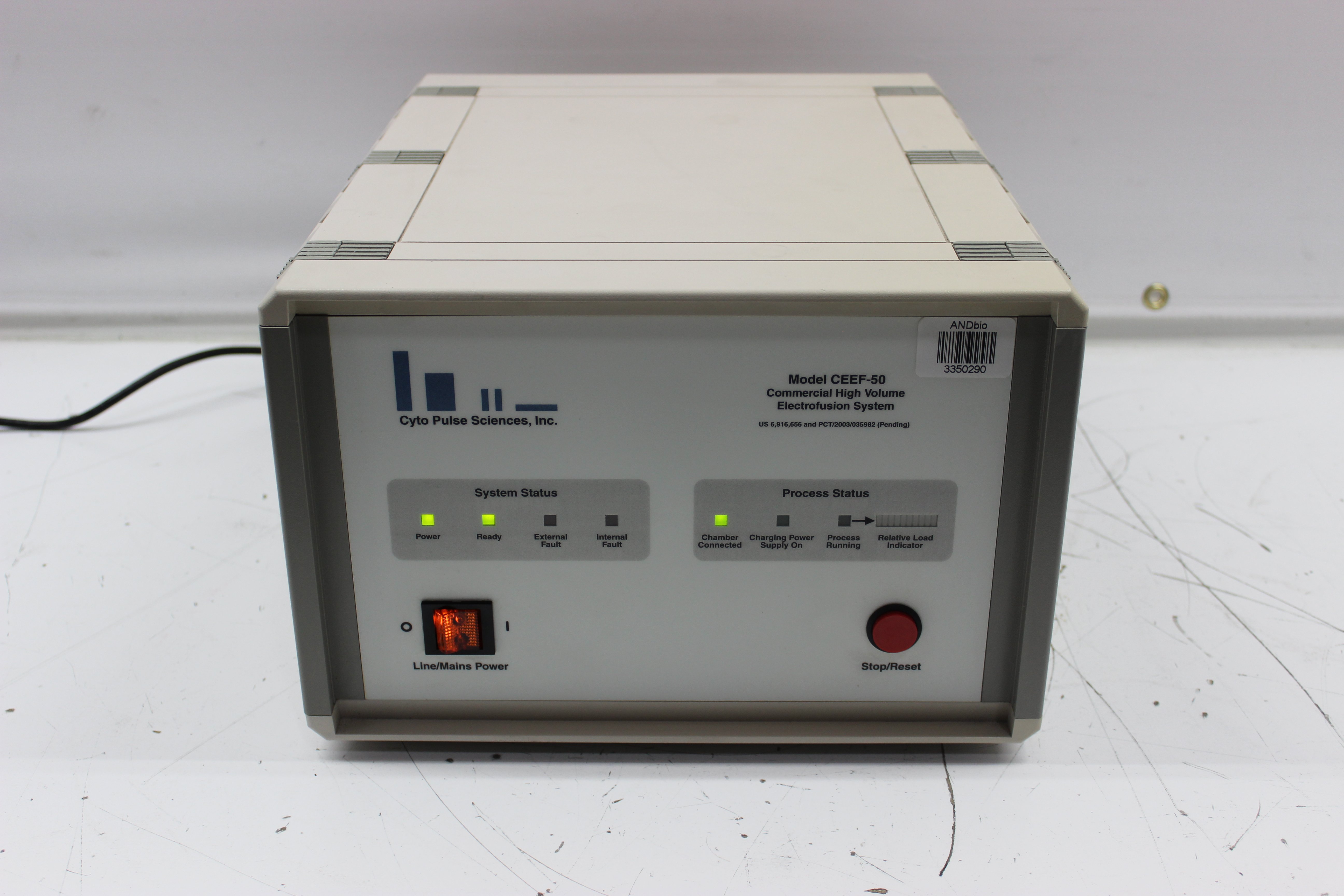 Cyto Pulse CEEF-50 Electrofusion High Volume Commercial System Functional