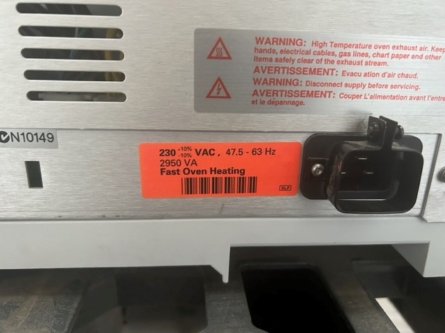 Agilent 7890A GC System with 7683B Injector, In-Oven Flow Technology, US