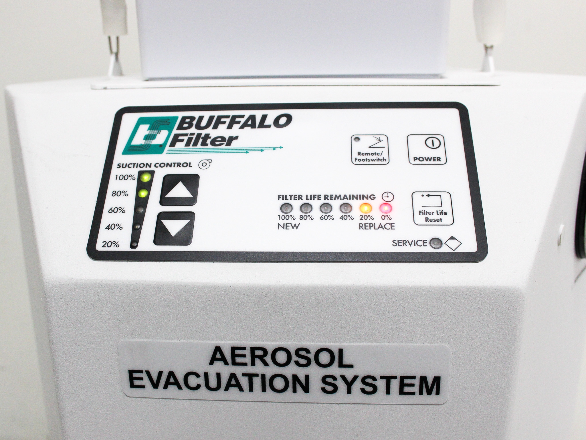 Buffalo PSW0602 Whisper Aerosol Evacuation System, Portable, High Efficiency