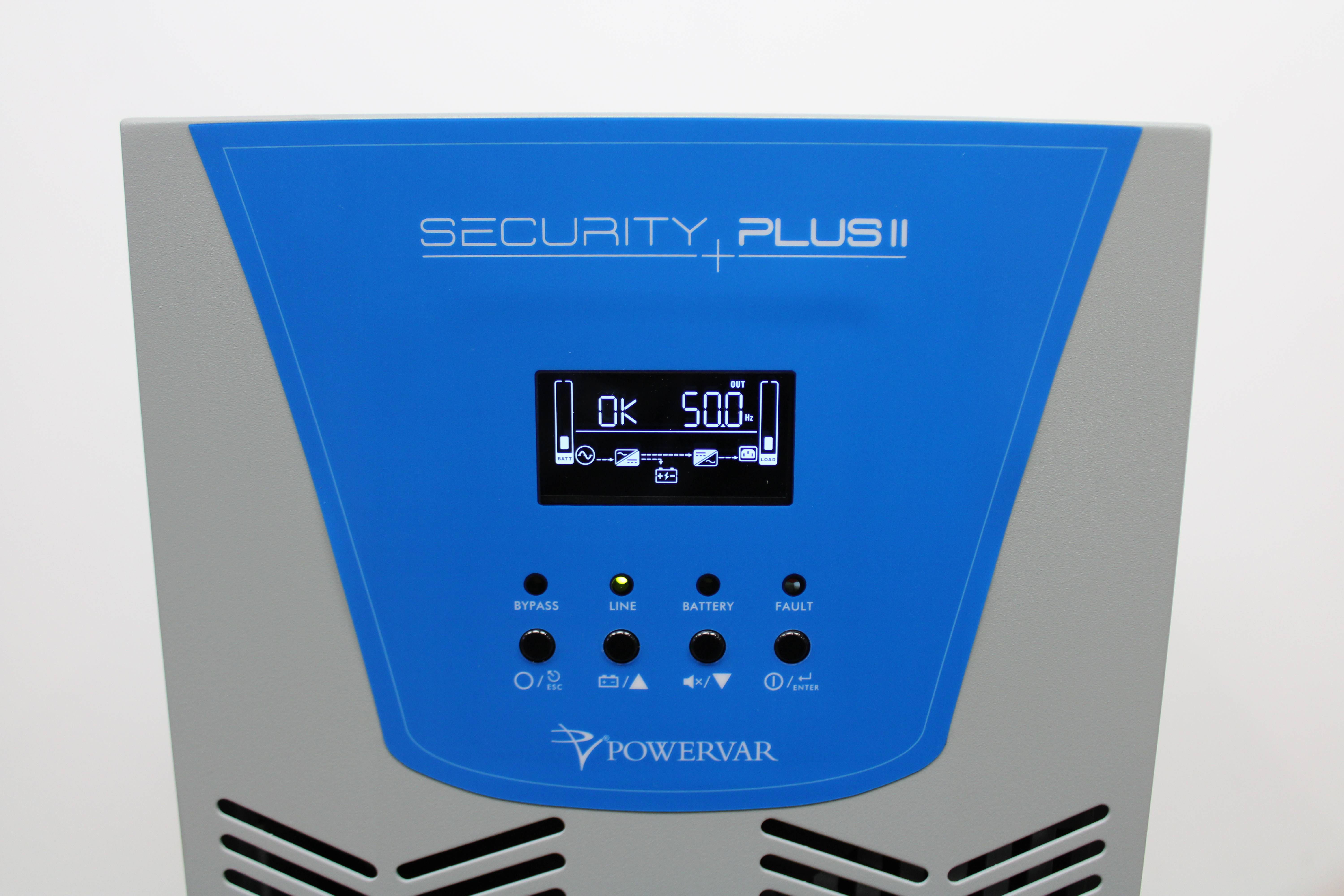 Powervar Security Plus II ABCDEF6002-22 UPS 5400W Power Protection