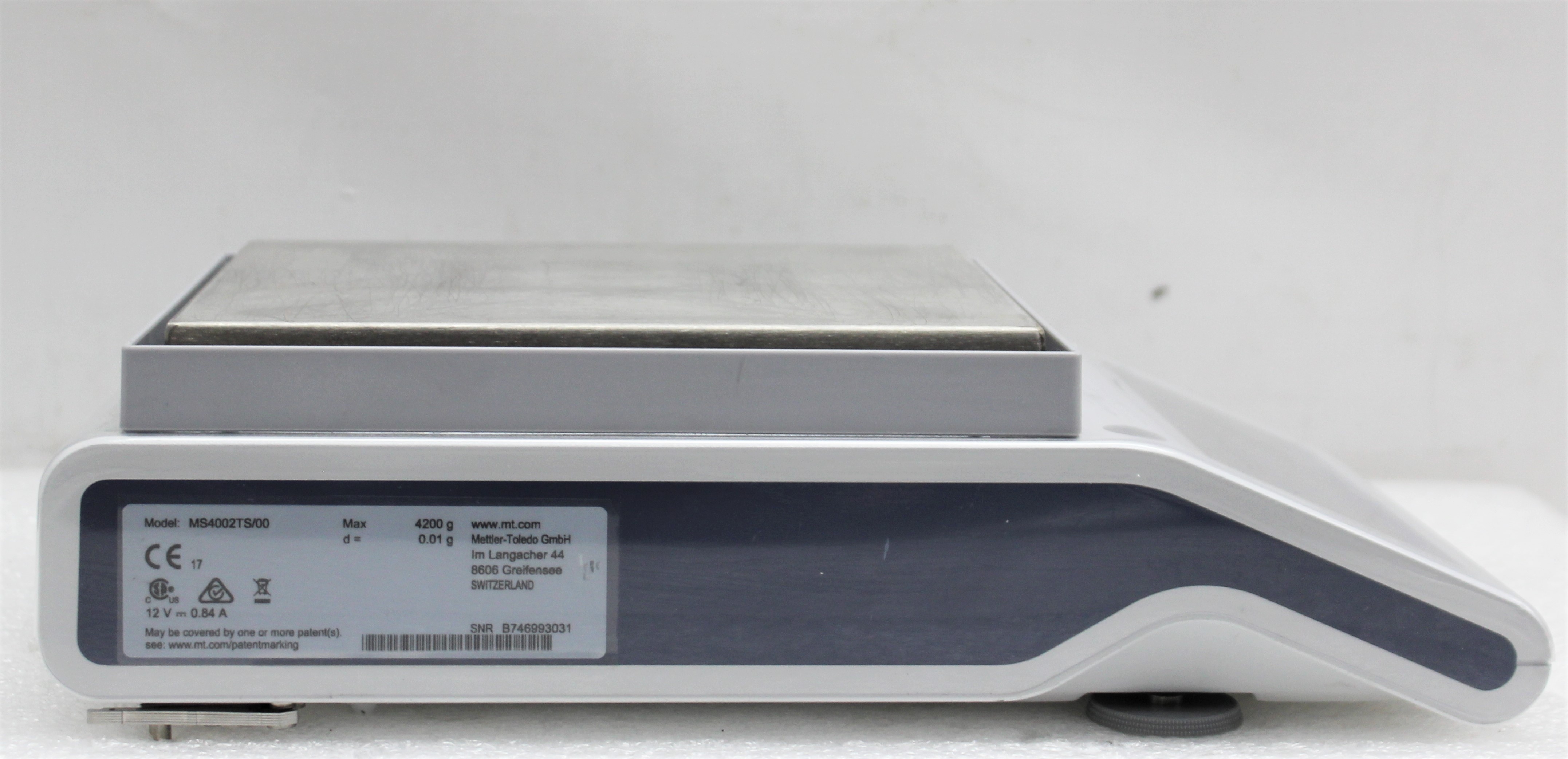 Mettler-Toledo MS4002TS/00 Bench Scale