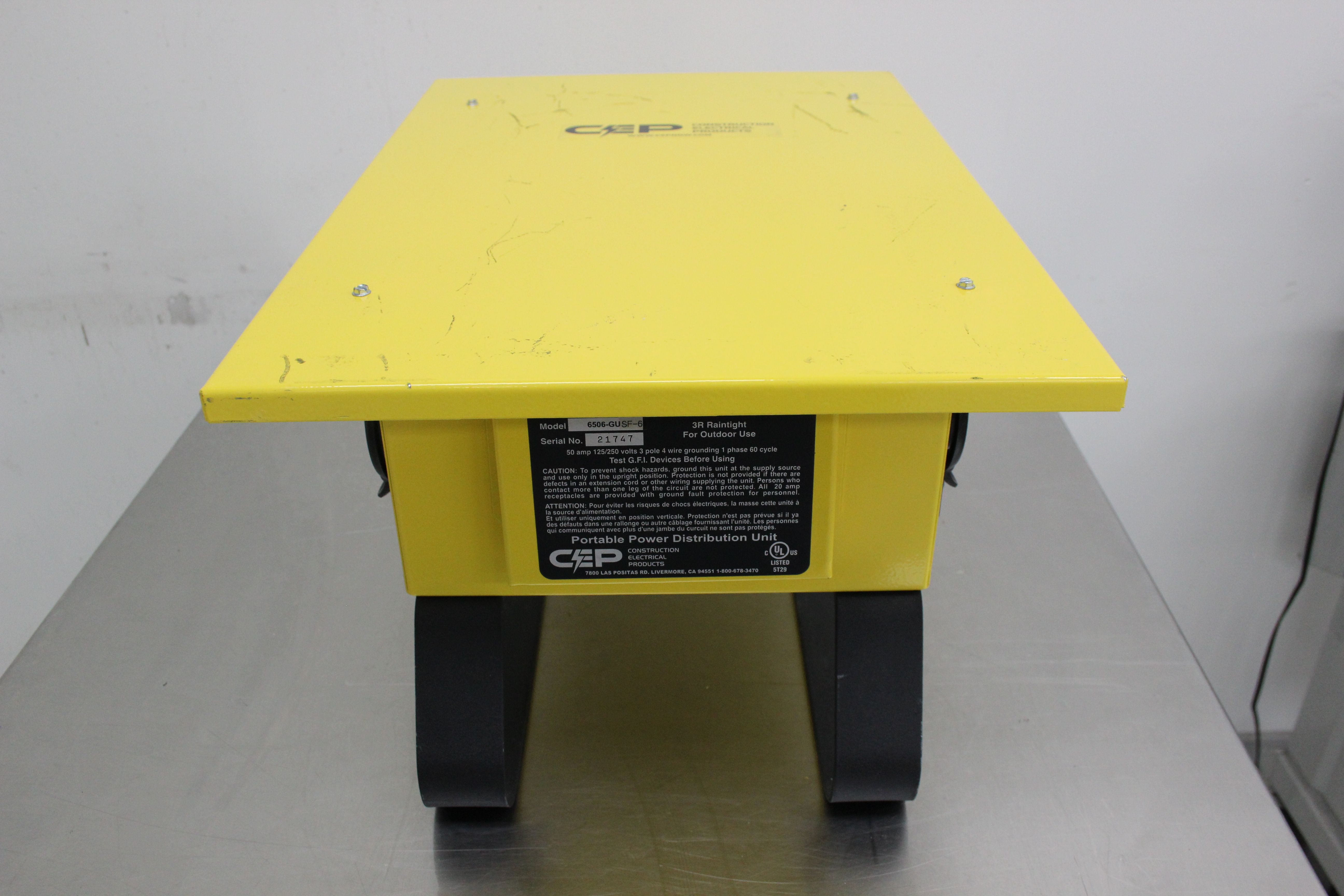 CEP 6506-GU SF-6 Power Distribution Unit Outdoor Temp Electrical Safety