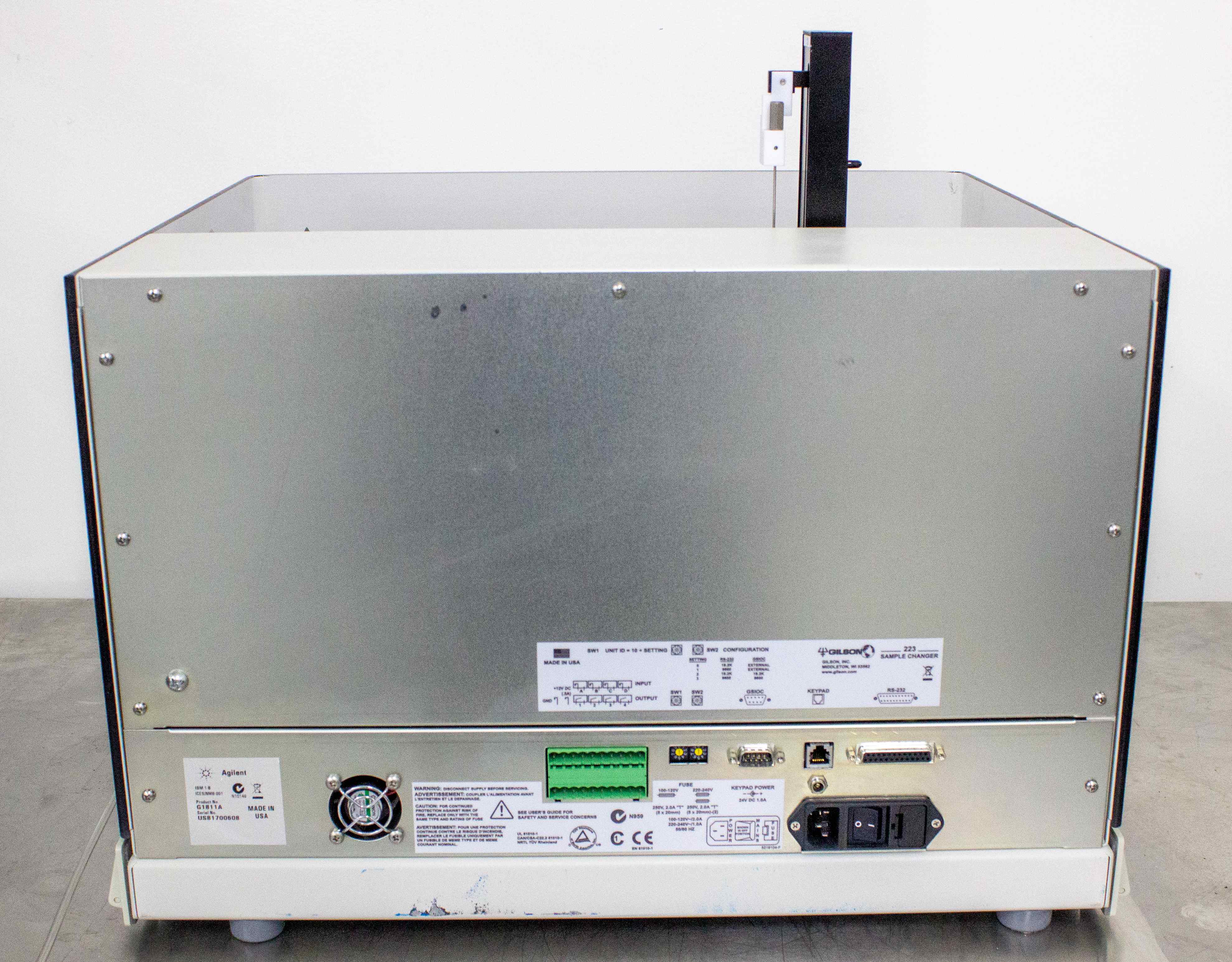 Agilent G1811A Auto Sampler Robotic XY Stationary Racks Automation