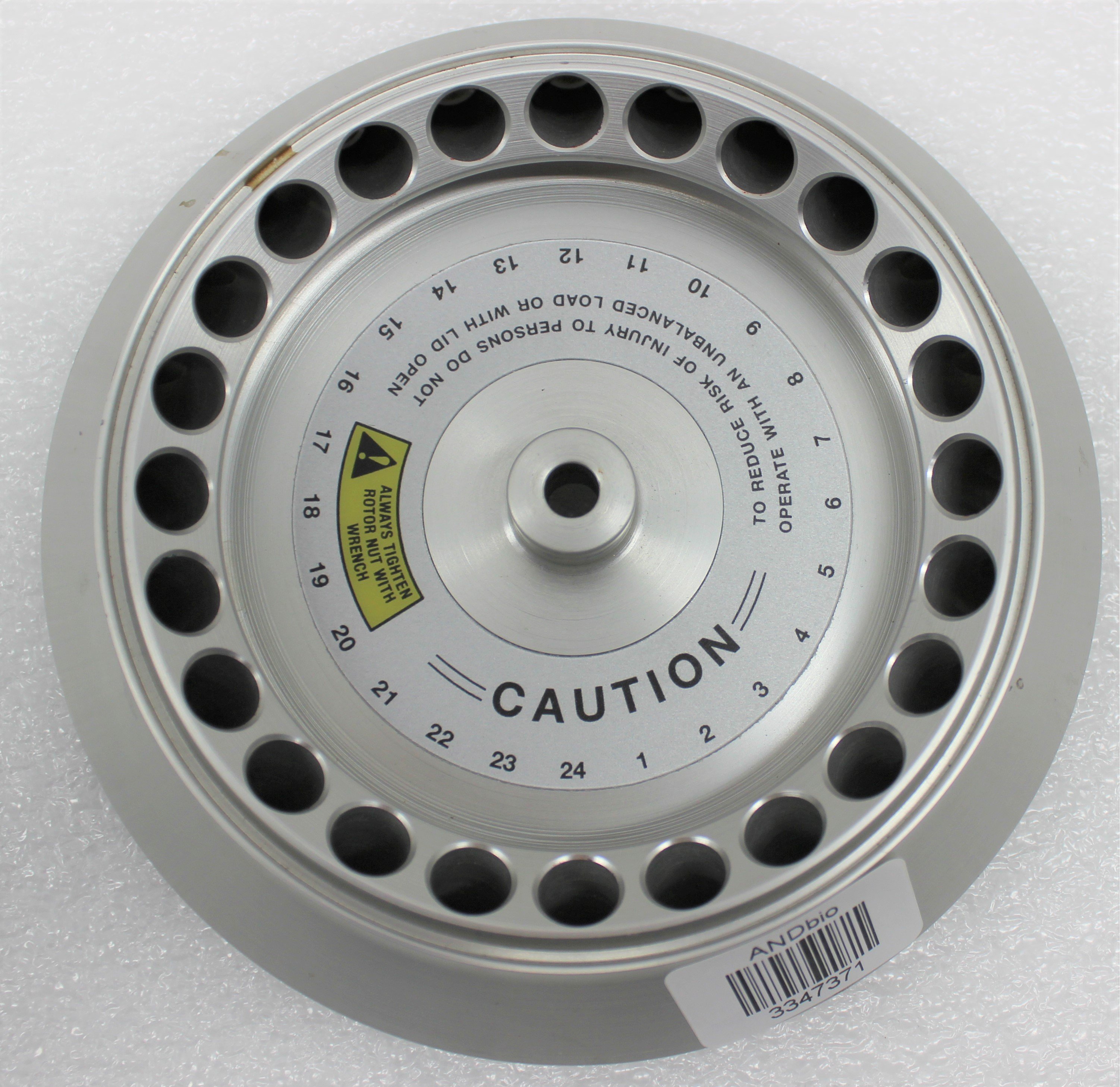 Spectrafuge 24D Centrifuge Rotor 24 Place 1.5/2.0 ML Capacity Used