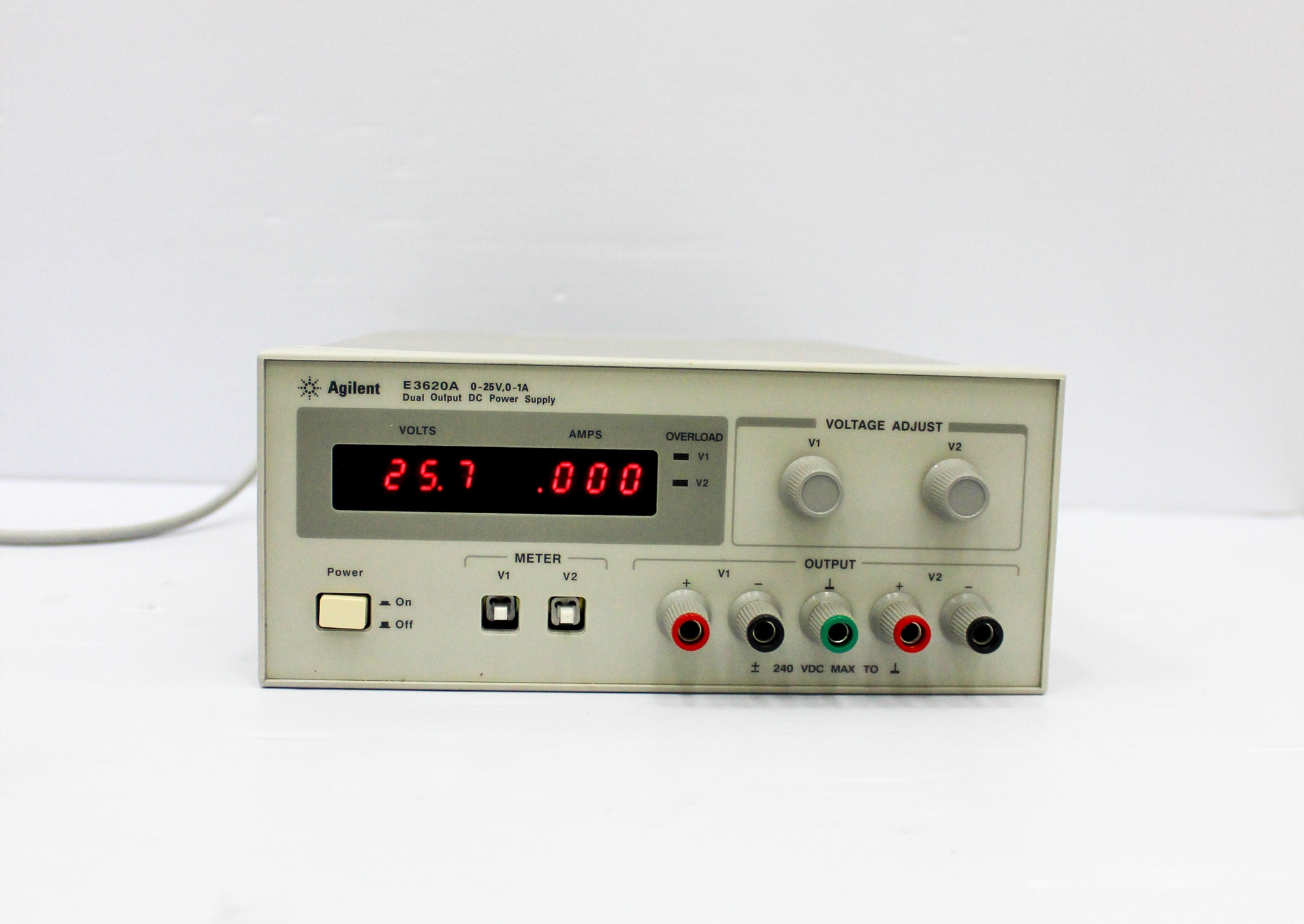 Agilent E3620A Dual Output DC Power Supply Precision 25V 1A Independent Control