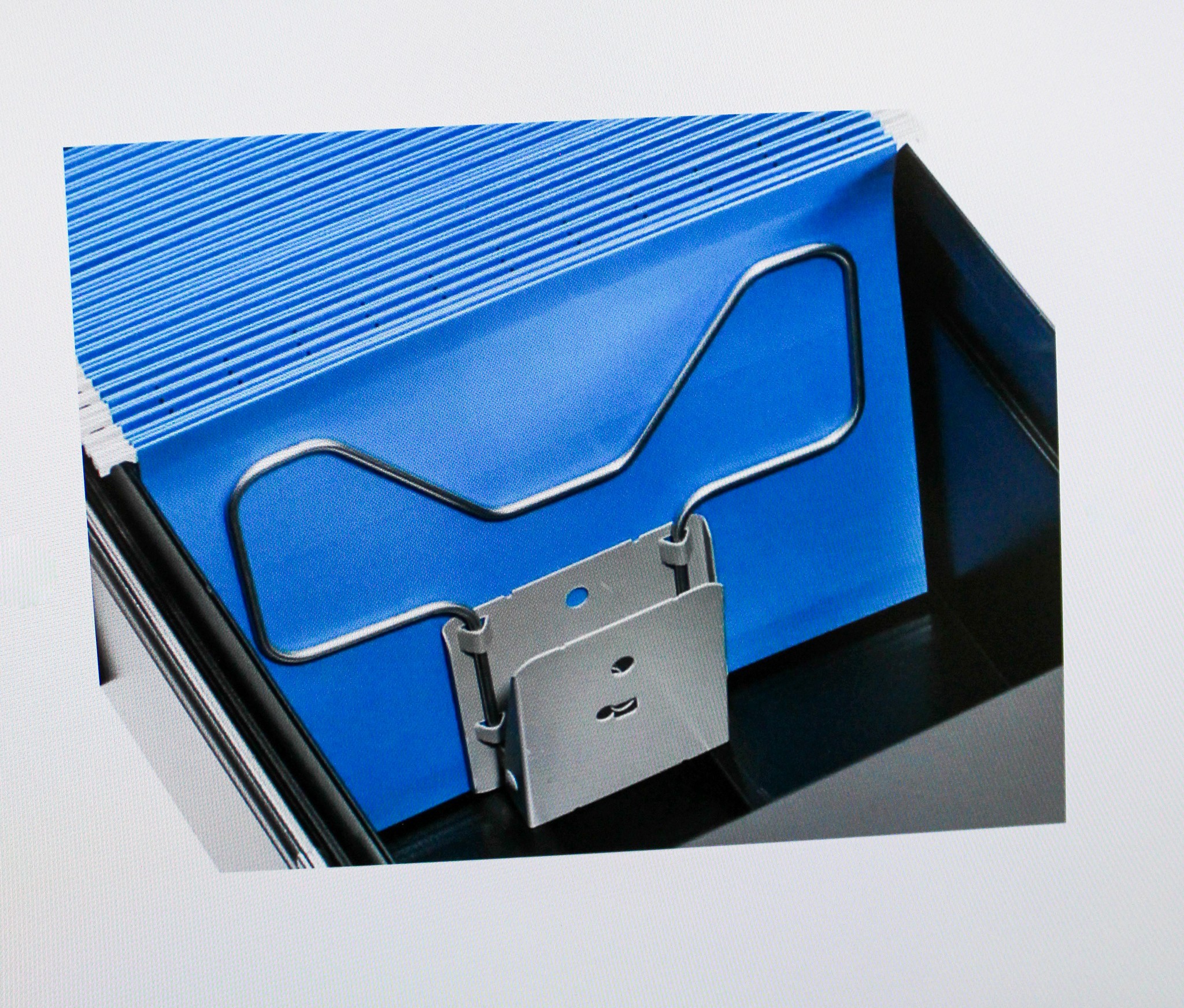 Uline H-1915BL Vertical File Cabinet 4 Drawer Black Steel Secure Storage