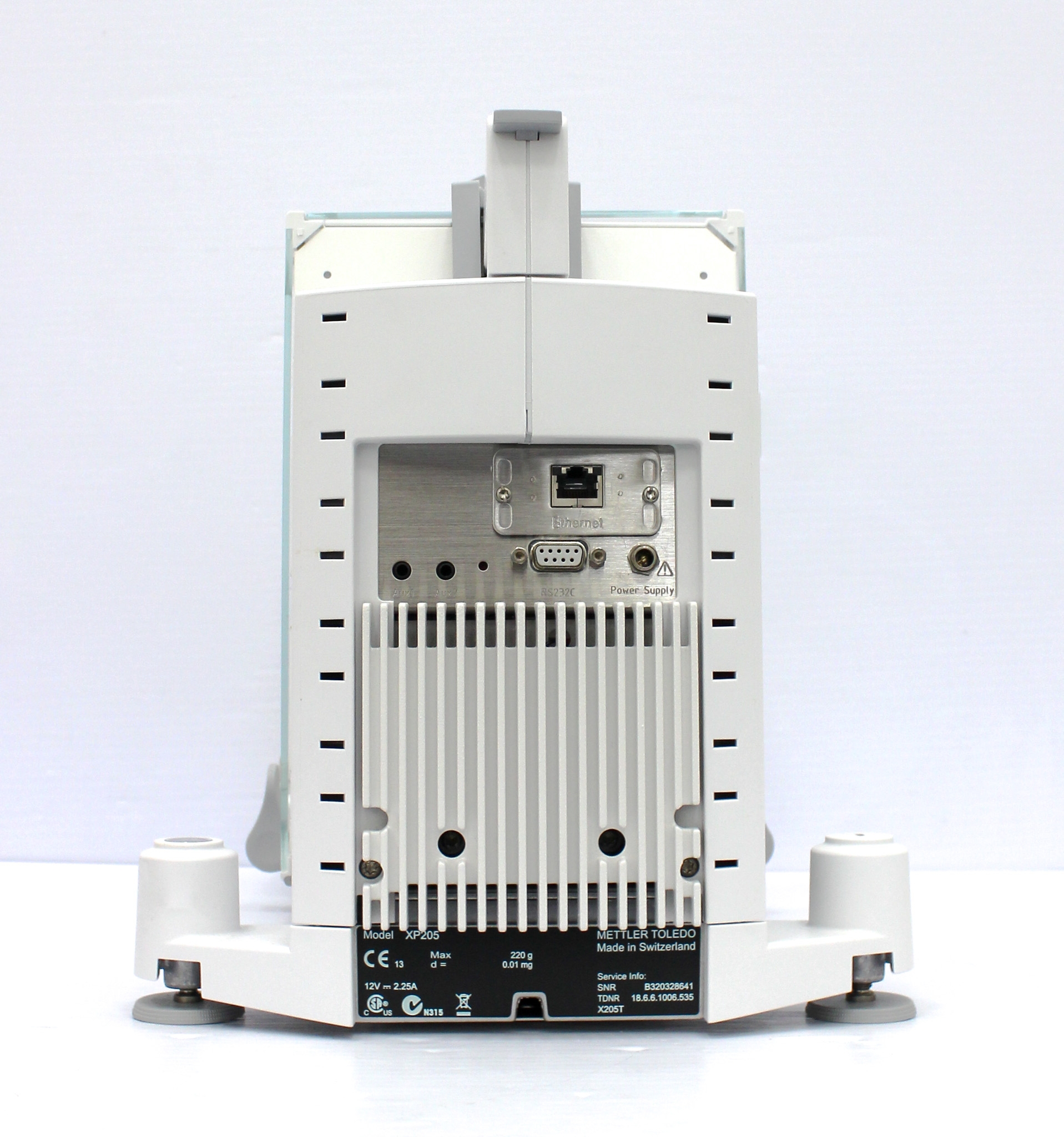 Mettler Toledo XP205 Analytical Balance with RS232 Bluetooth 0.01mg Readability