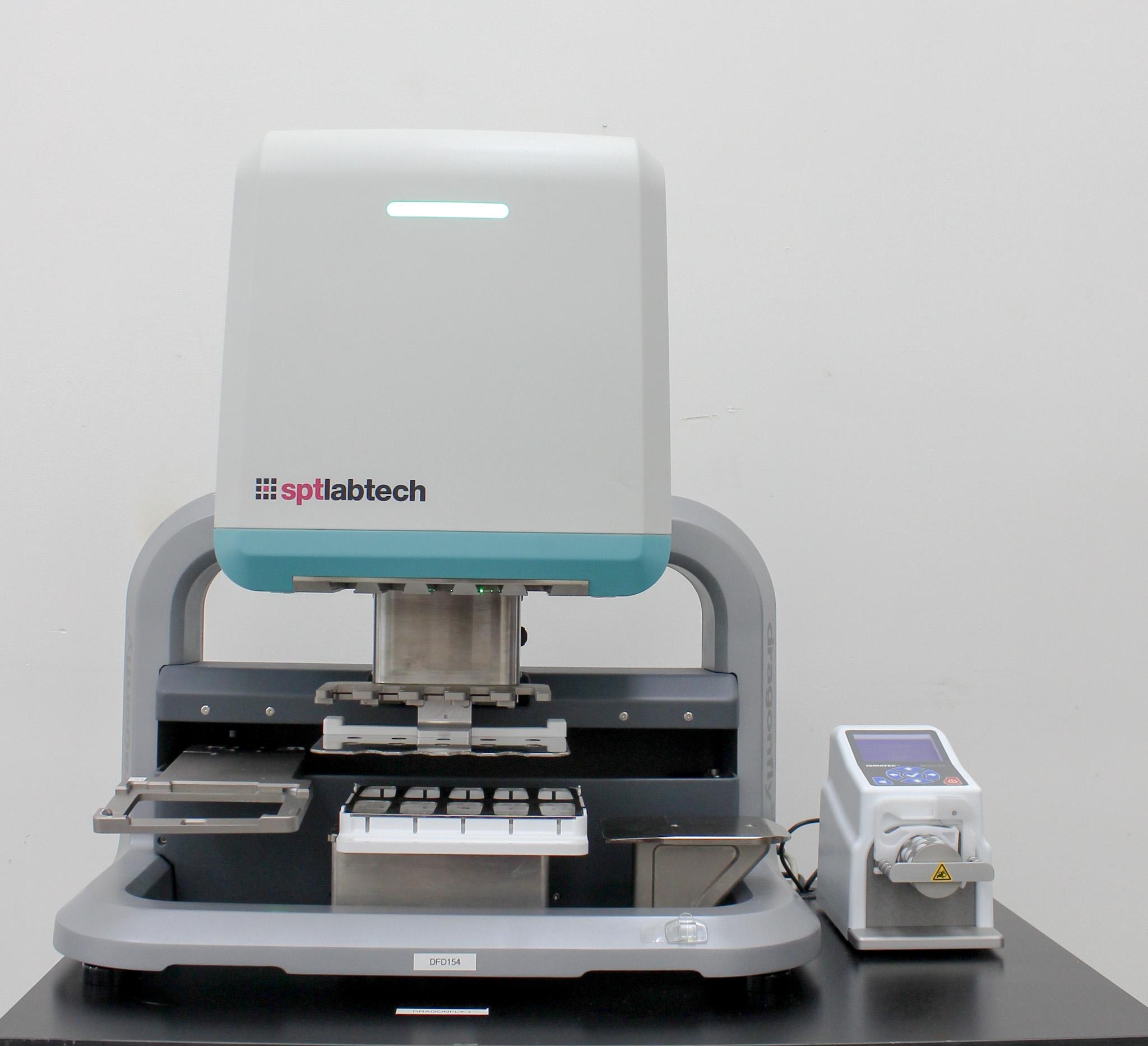 SPT Labtech Dragonfly Discovery Liquid Handler System with Cart