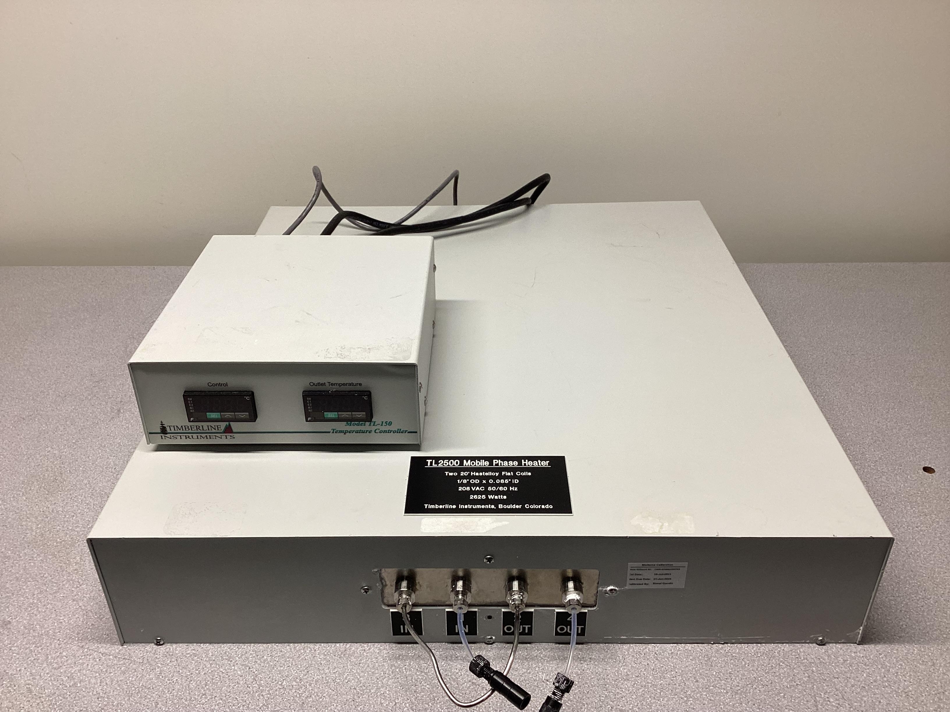 Timberline TL2500 HPLC Heater Improves Column Efficiency  Ambient+5C to 90C