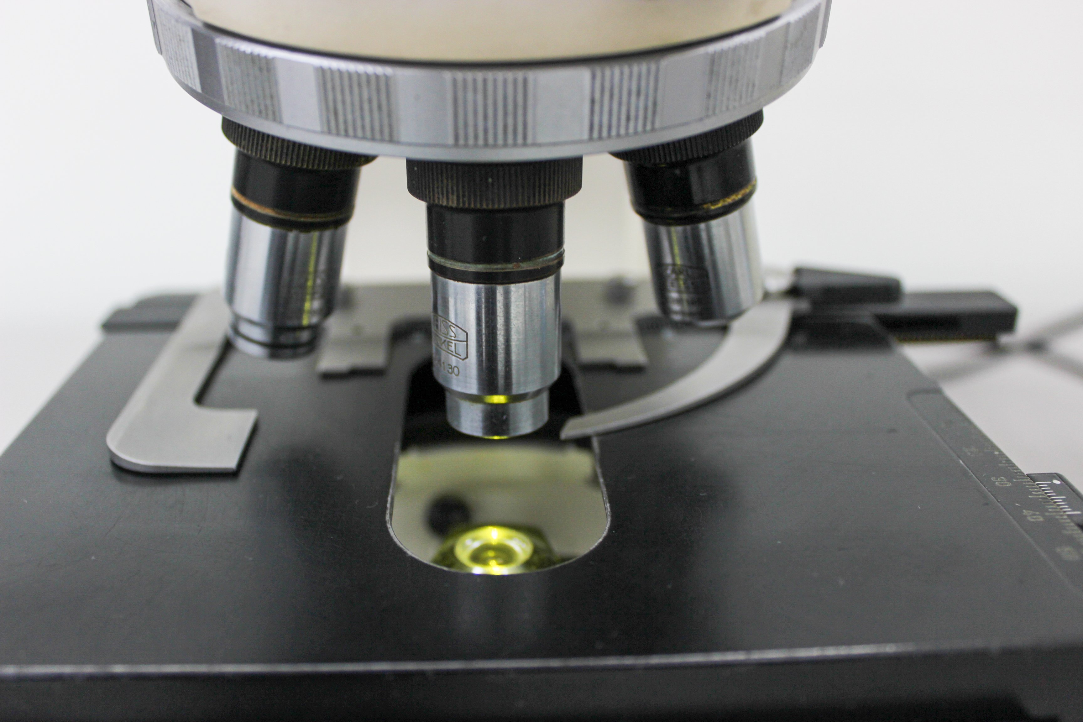 Zeiss Axioskop Microscope Power Supply 75W/100W Short Arc Lamp 100x Lens