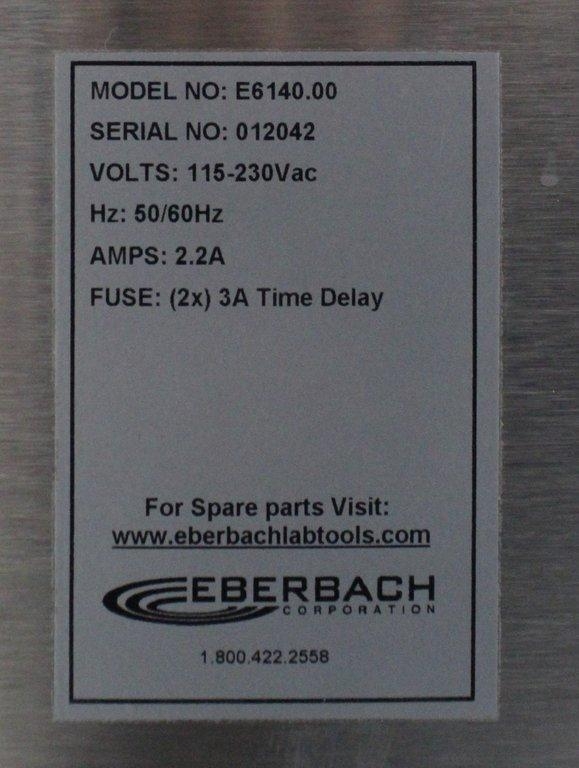 Eberbach E6140.00 Benchtop Orbital Shaker Protein Cell Culture Unit