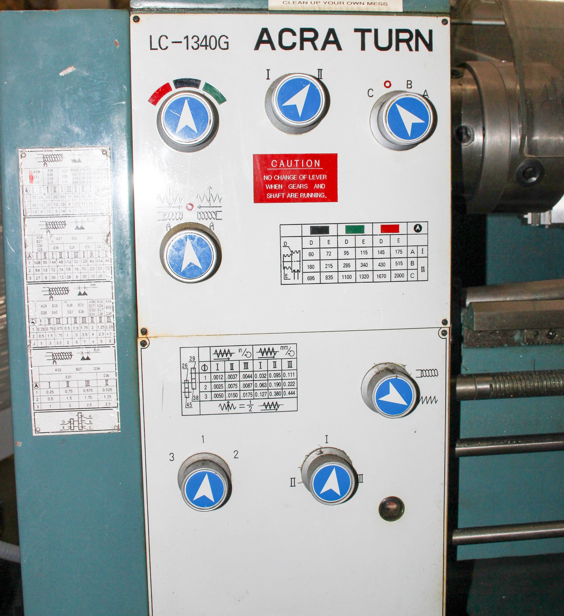 Acra Turn LC-1340G Engine Lathe US 220V 2003 Used Metalworking