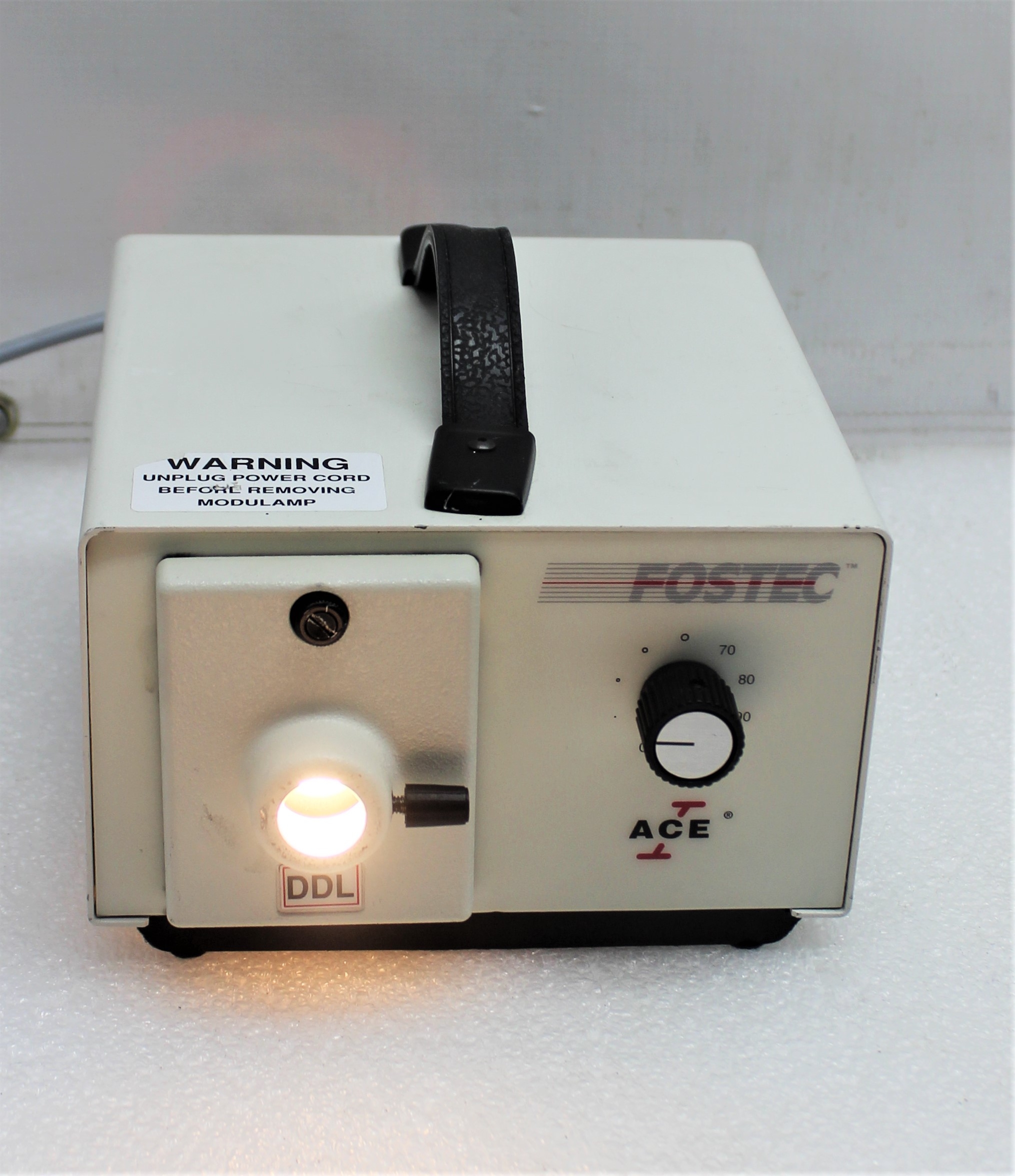 Fostec 20500.2 Microscope Illuminator Light Source with 120V Halogen Dimmer