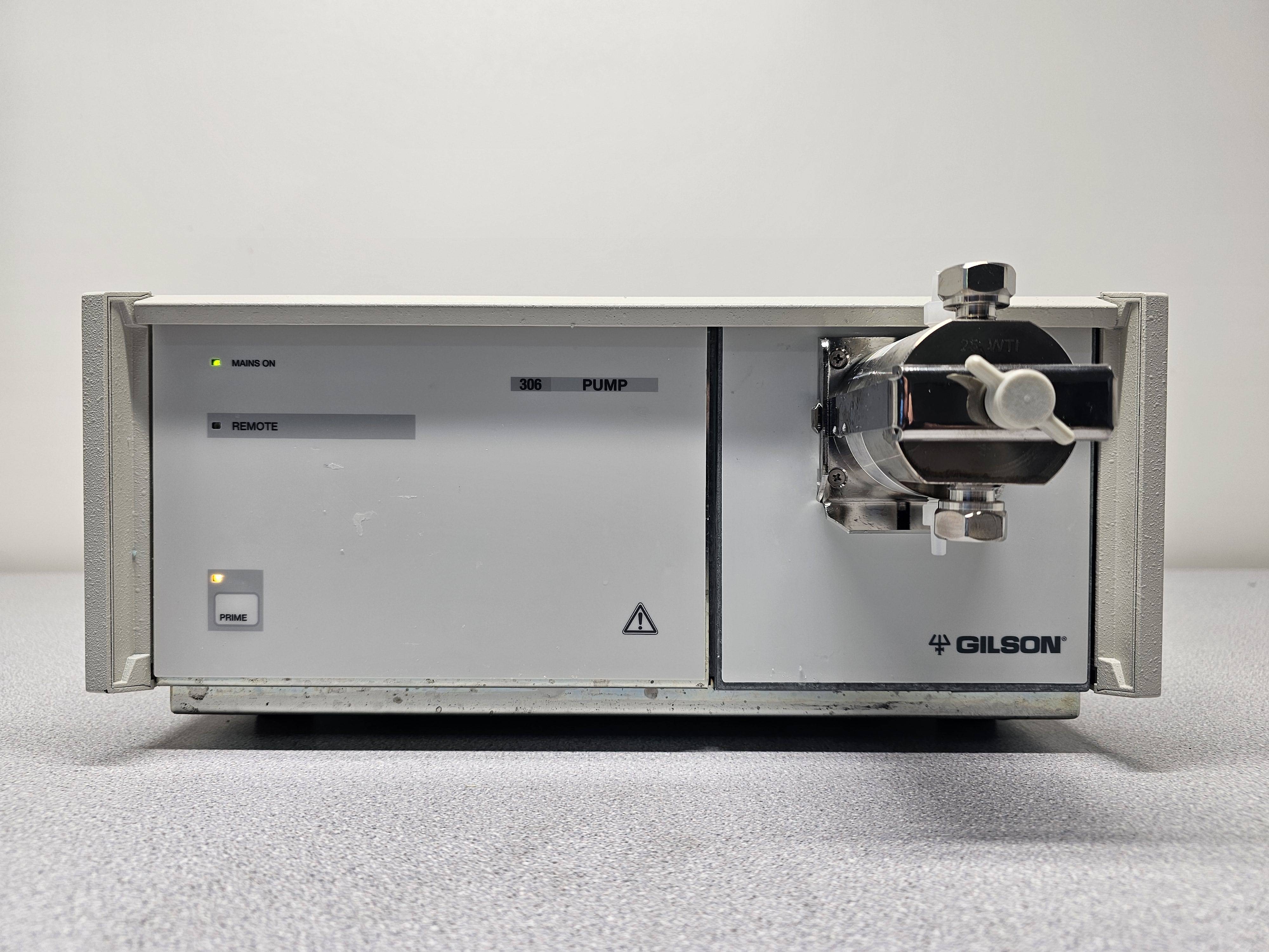 Gilson 306 HPLC Pump 10 L/min - 200 mL/min Flexible Viscosity Control