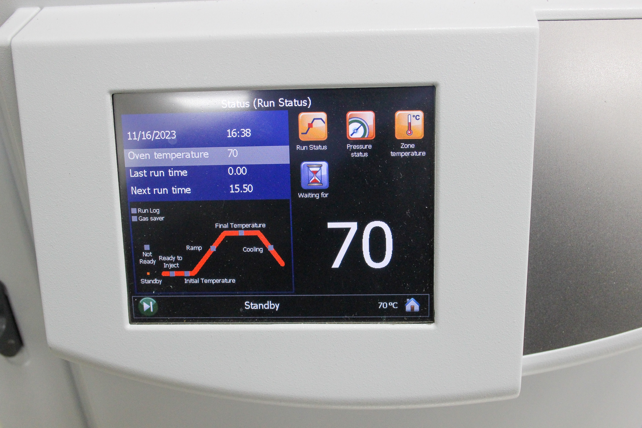 Thermo Trace 1310 GC System No Module 450C Range Touchscreen Interface