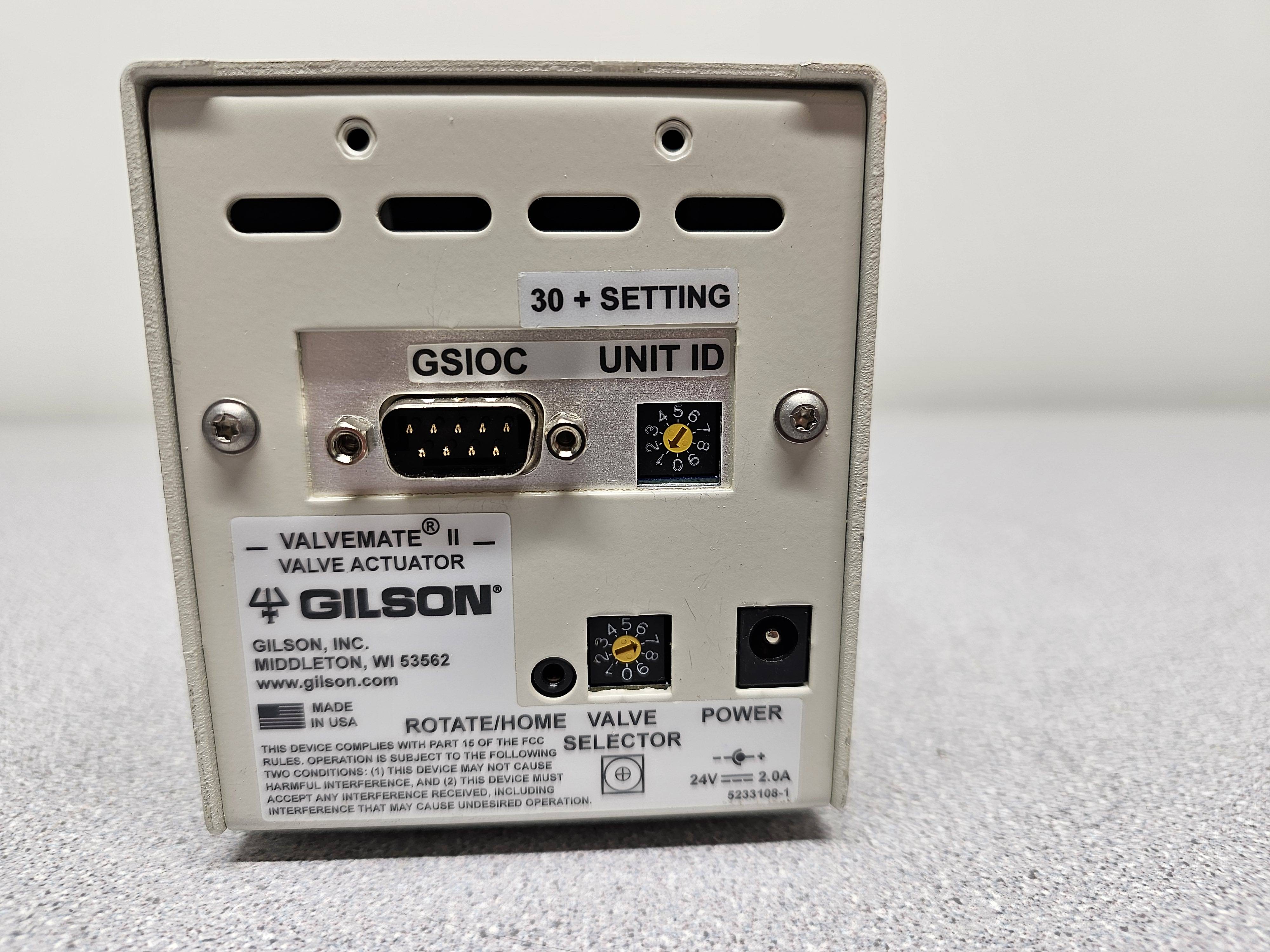 Gilson Valvemate II HPLC Valve Actuator for Chromatography Liquid Handling