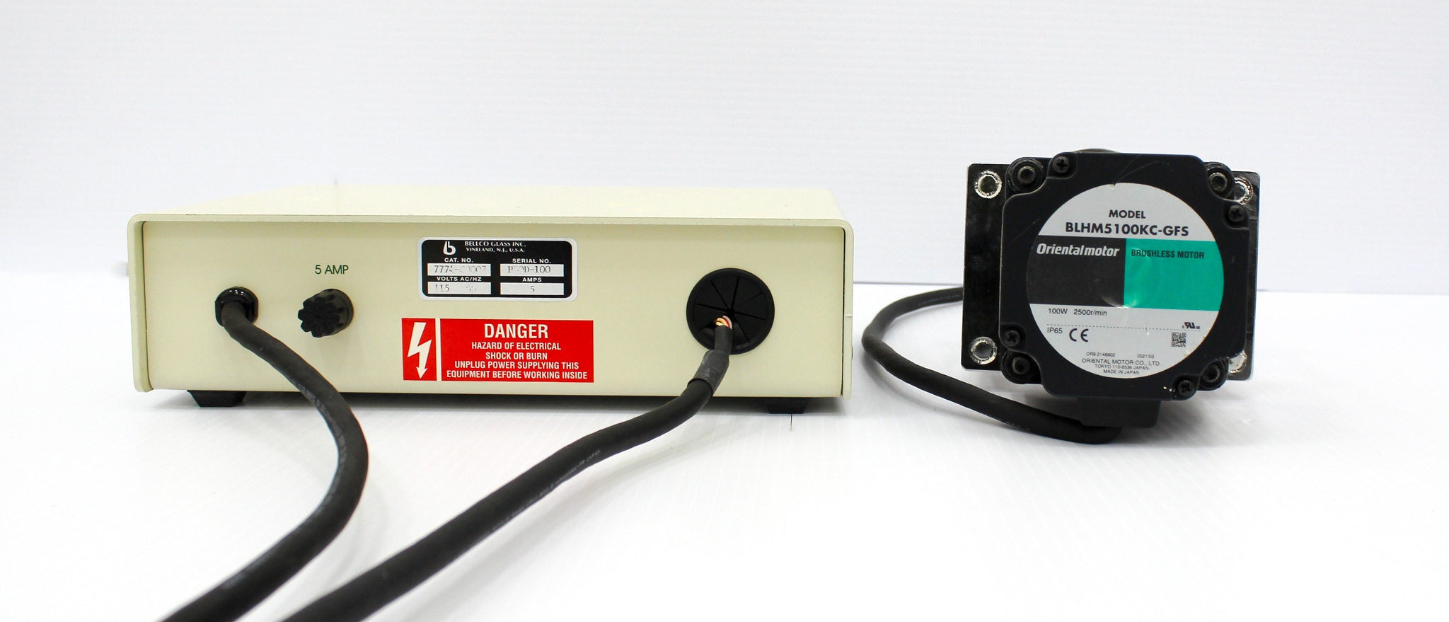 Bellco Cat:7774-00007 Brushless Motor Overhead Stirrer Compact 4000 RPM 8 Speeds