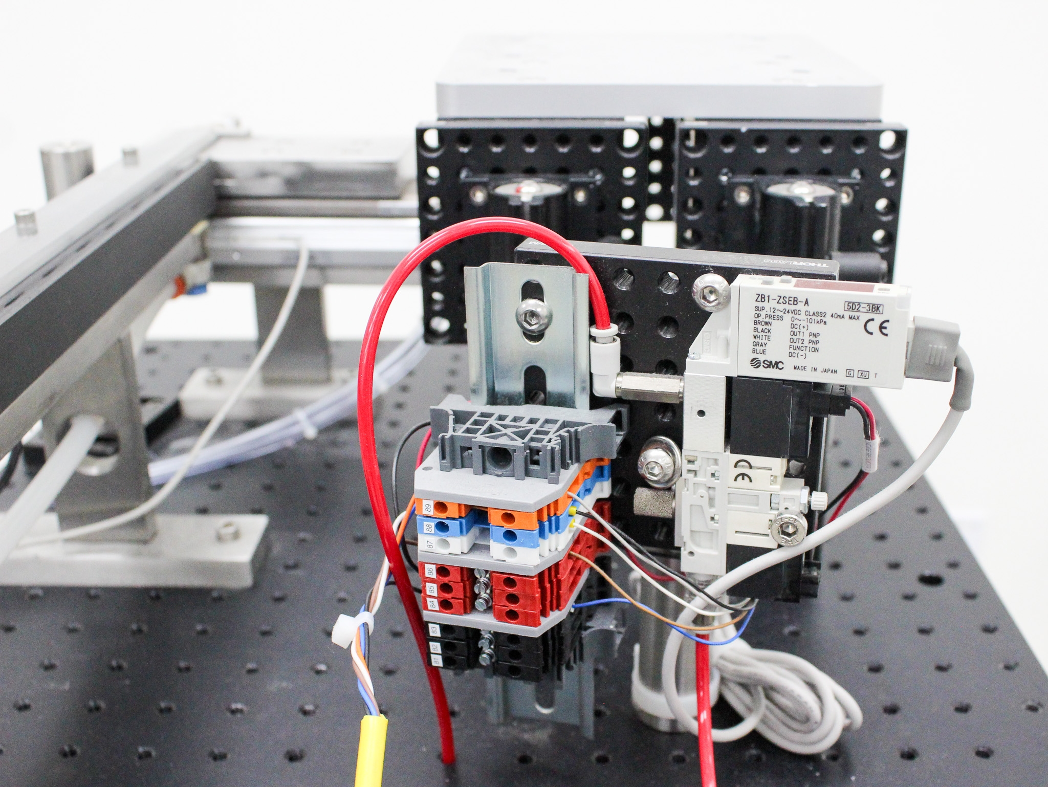 BASE Custom Optical Cart Analytical Accessory with Breadboard on Casters