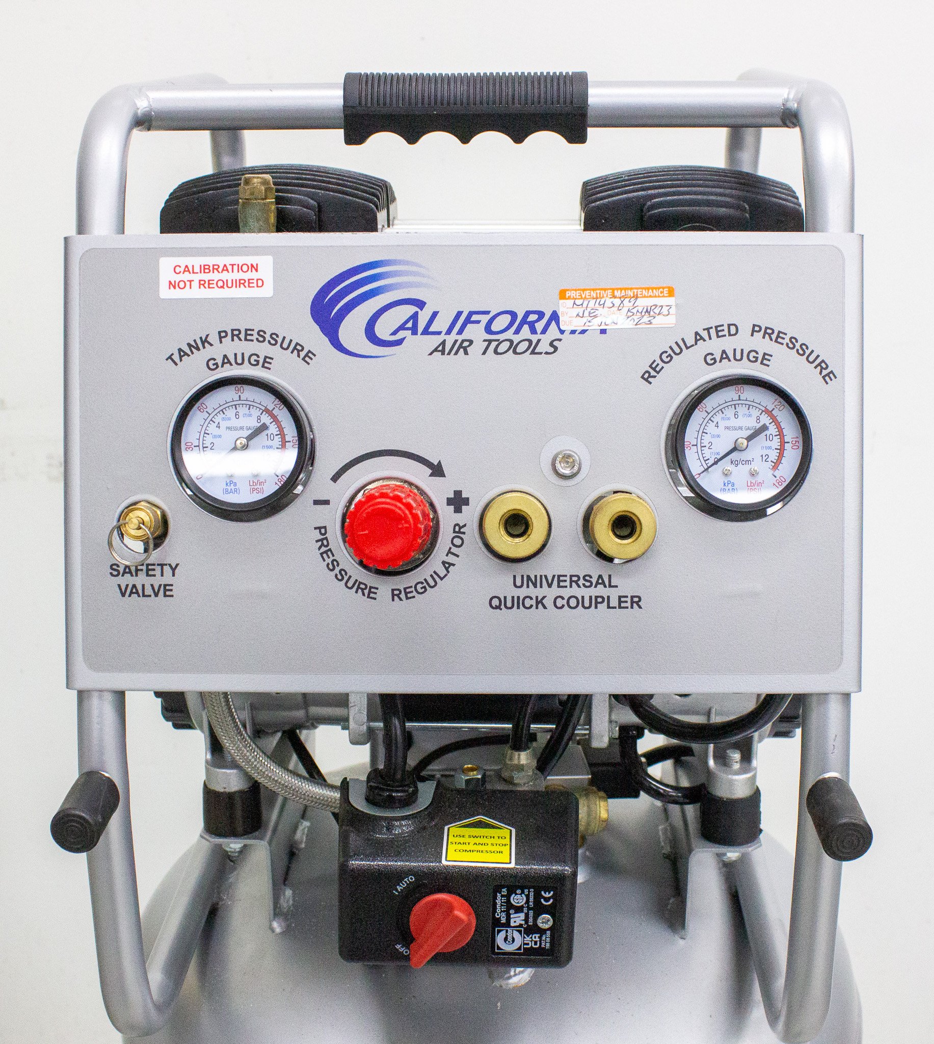 California 20020AD Quiet Oil-Free Air Compressor Includes Air Dryer 5.3CFM