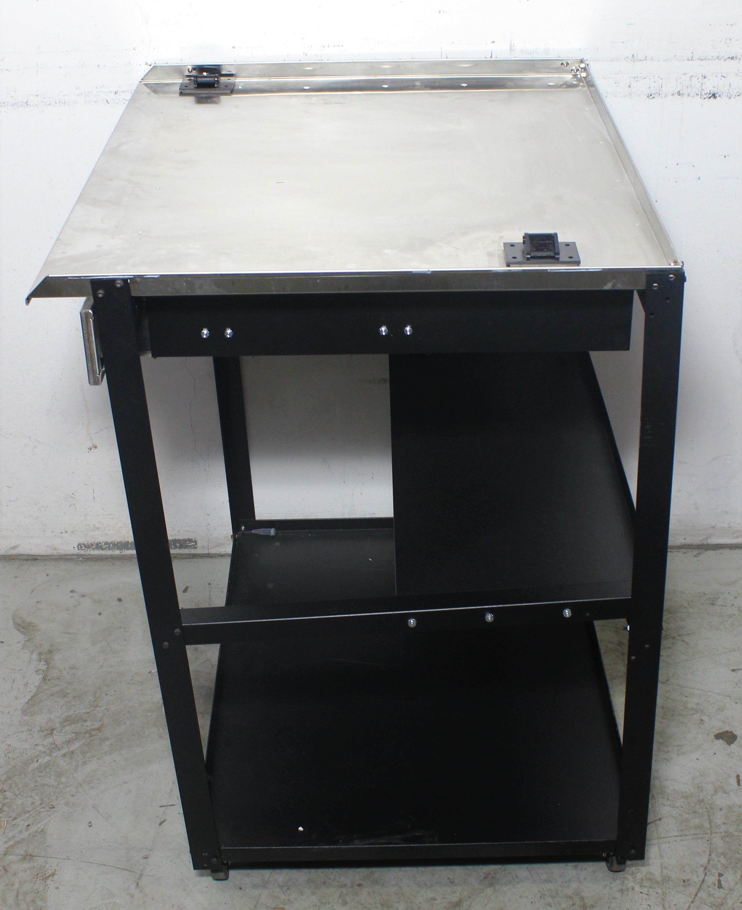 UVP 98-0077-01 Lab PCR Cabinet Table Stainless Locking Casters Antimicrobial