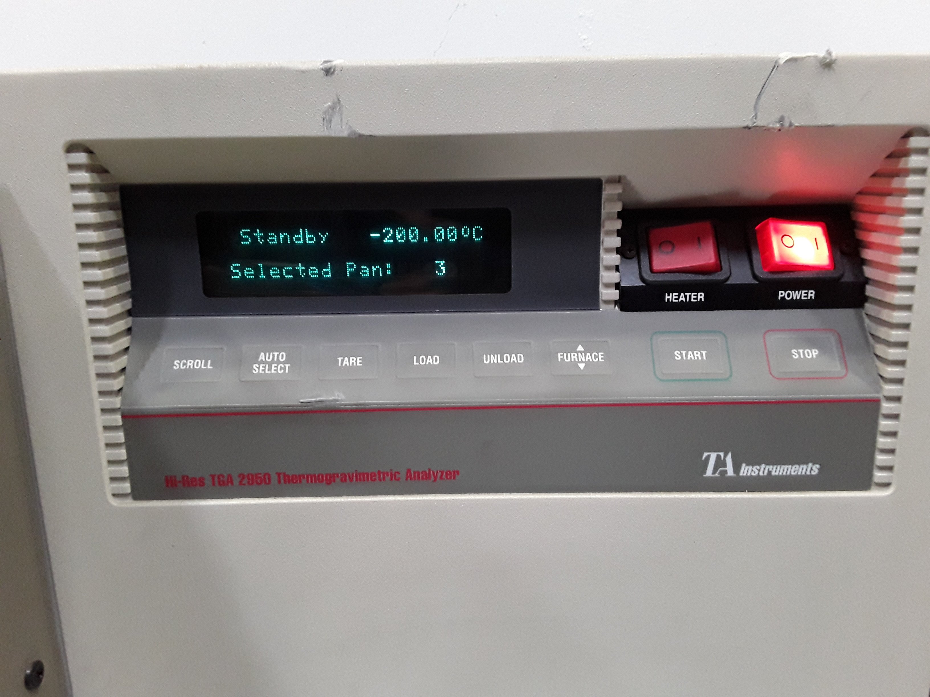 TA Instruments Hi Res TGA 2950 Thermogravimetric Analyzer High-Resolution
