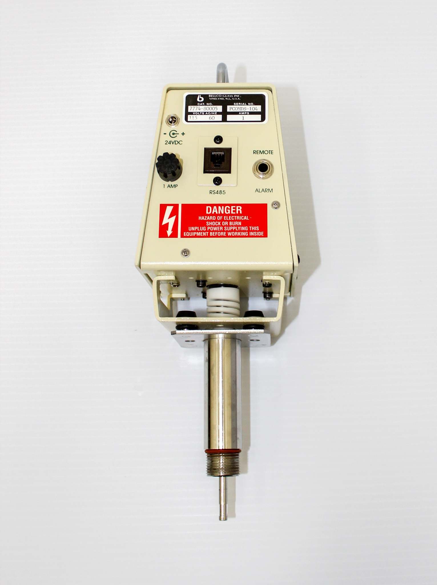 Bellco 7774-S0005 Homogenizer Overhead Stirrer Agitator Motor 5-150 RPM Mixing