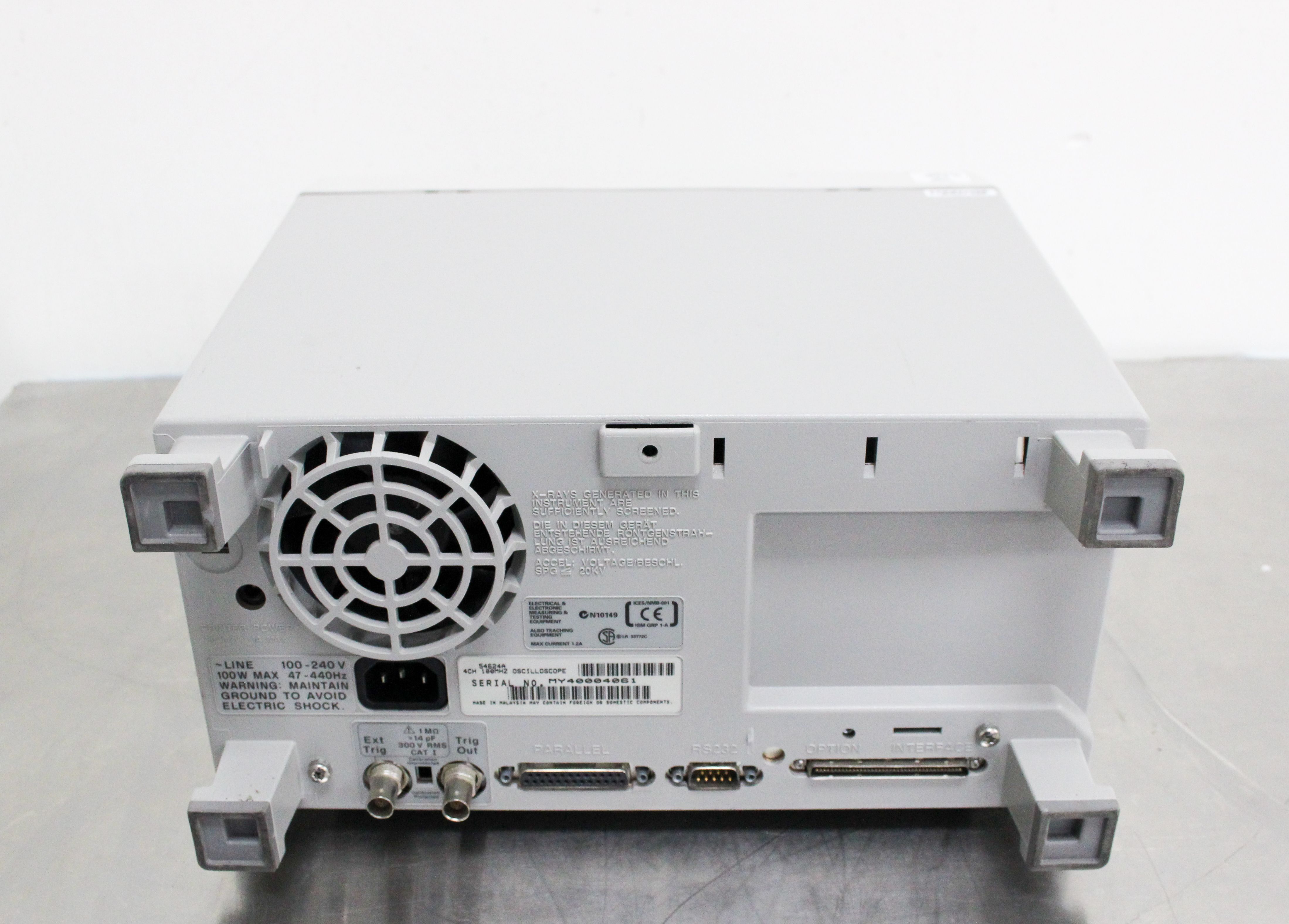 Agilent 54624A Oscilloscope 100 MHz 4CH for Analog Digital Design Testing