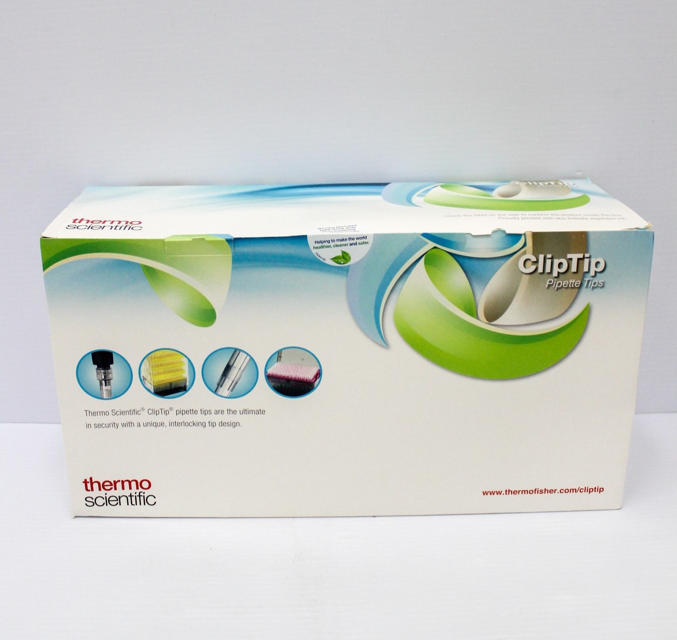 Thermo Clip Tip 1250 Pipette Accessory 8x96 Tips Low Retention Secure Seal