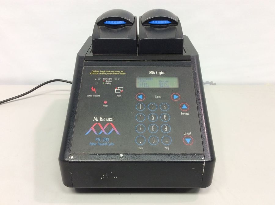 MJ Research PTC-200 PCR Thermal Cycler Dual 30 Well -5C to 105C Range